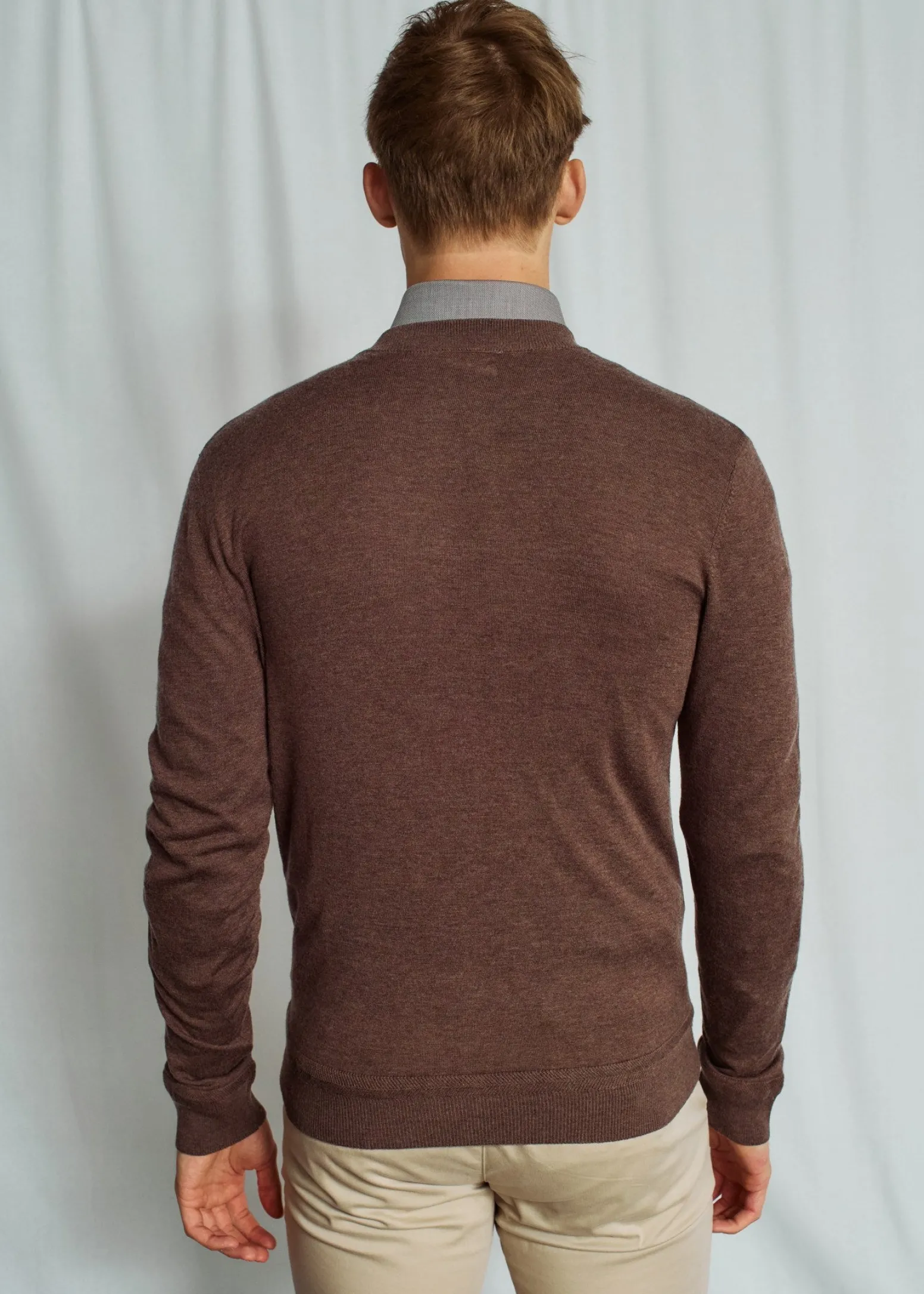 bs_alon_regular_fit_stick_3.webp BS Alon Regular Fit Stickat - Brown