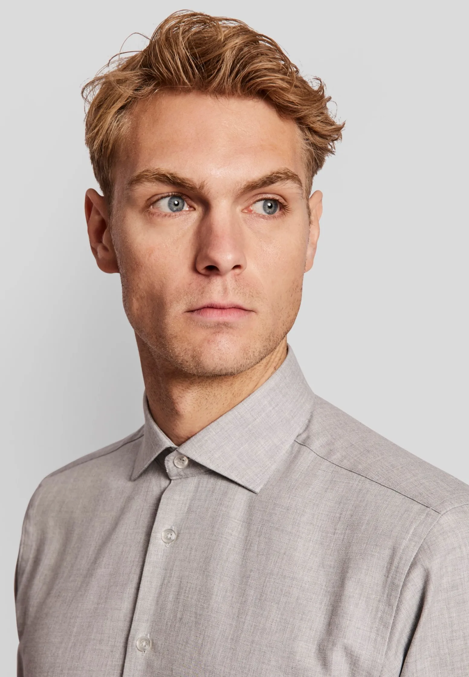 bs_andreolli_modern_fit_s_5.webp BS Andreolli modern fit Skjorta - Light Grey