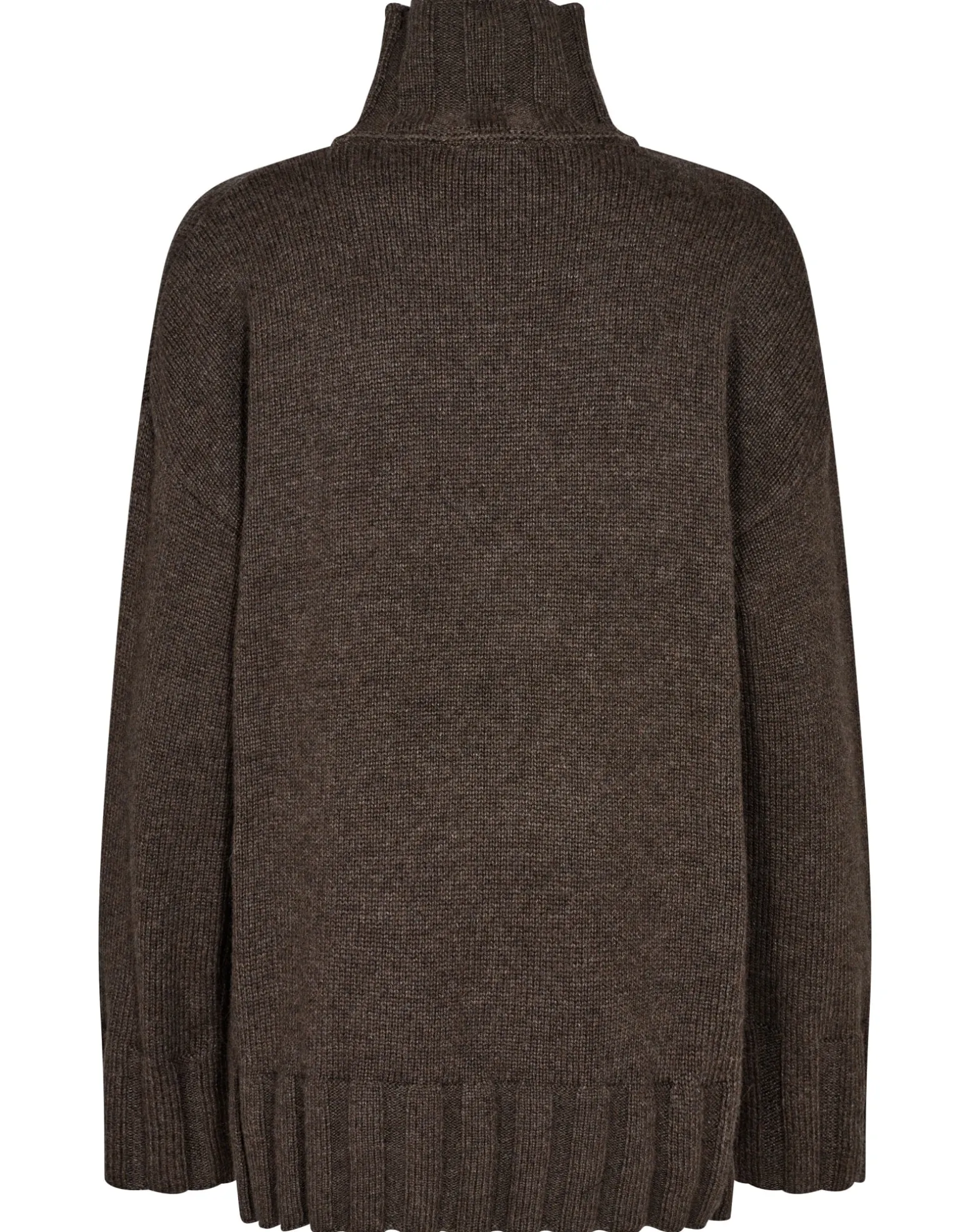 BS Antoinette Oversized Fit Stickat - Brown
