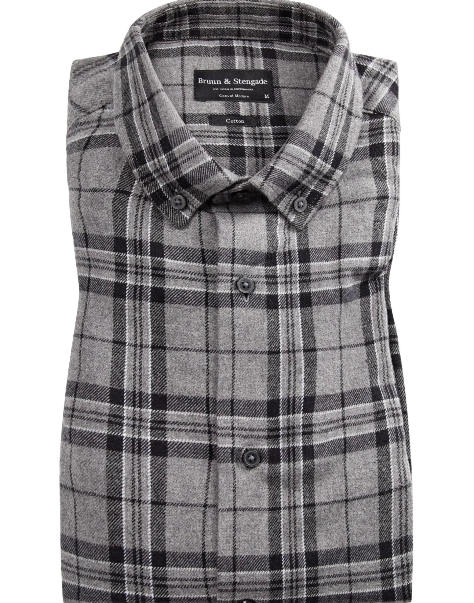 BS Bergen casual modern fit Skjorta - Grey