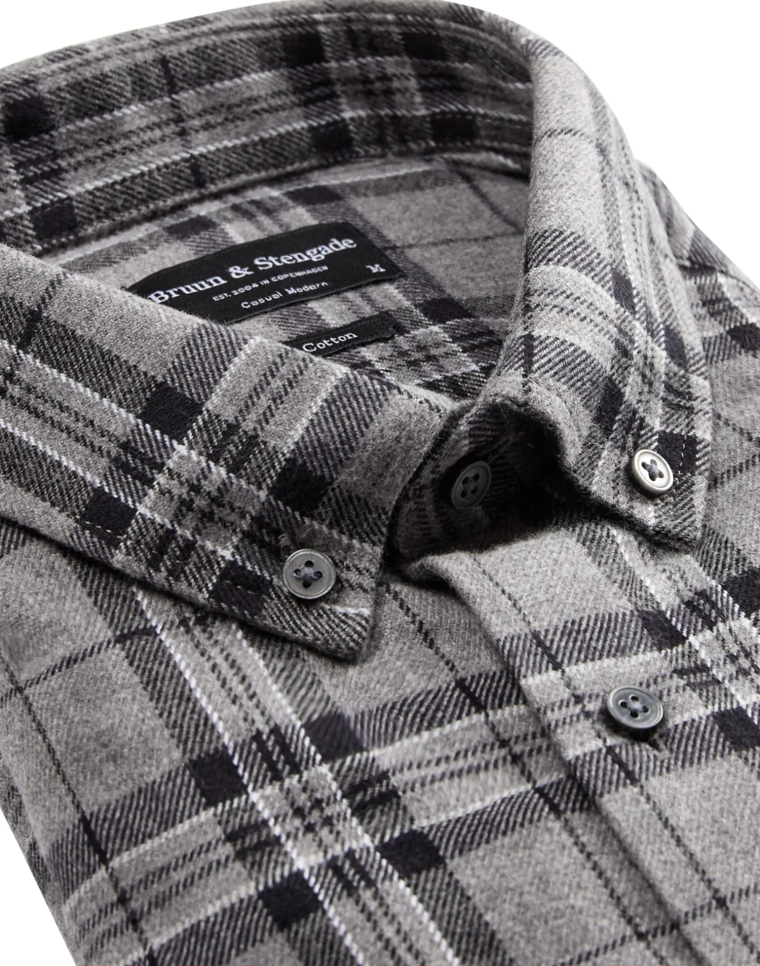 BS Bergen casual modern fit Skjorta - Grey