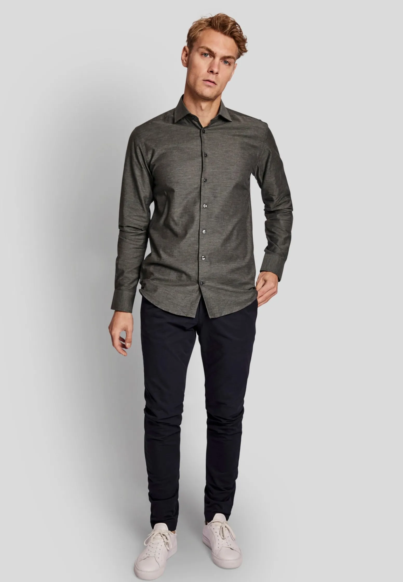 bs_berni_modern_fit_skjor_2.webp BS Berni modern fit Skjorta - Green
