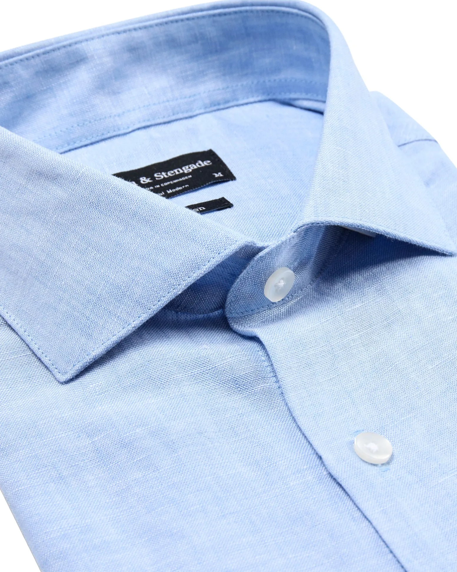 BS Bilbao Casual Modern Fit Skjorta - Light Blue