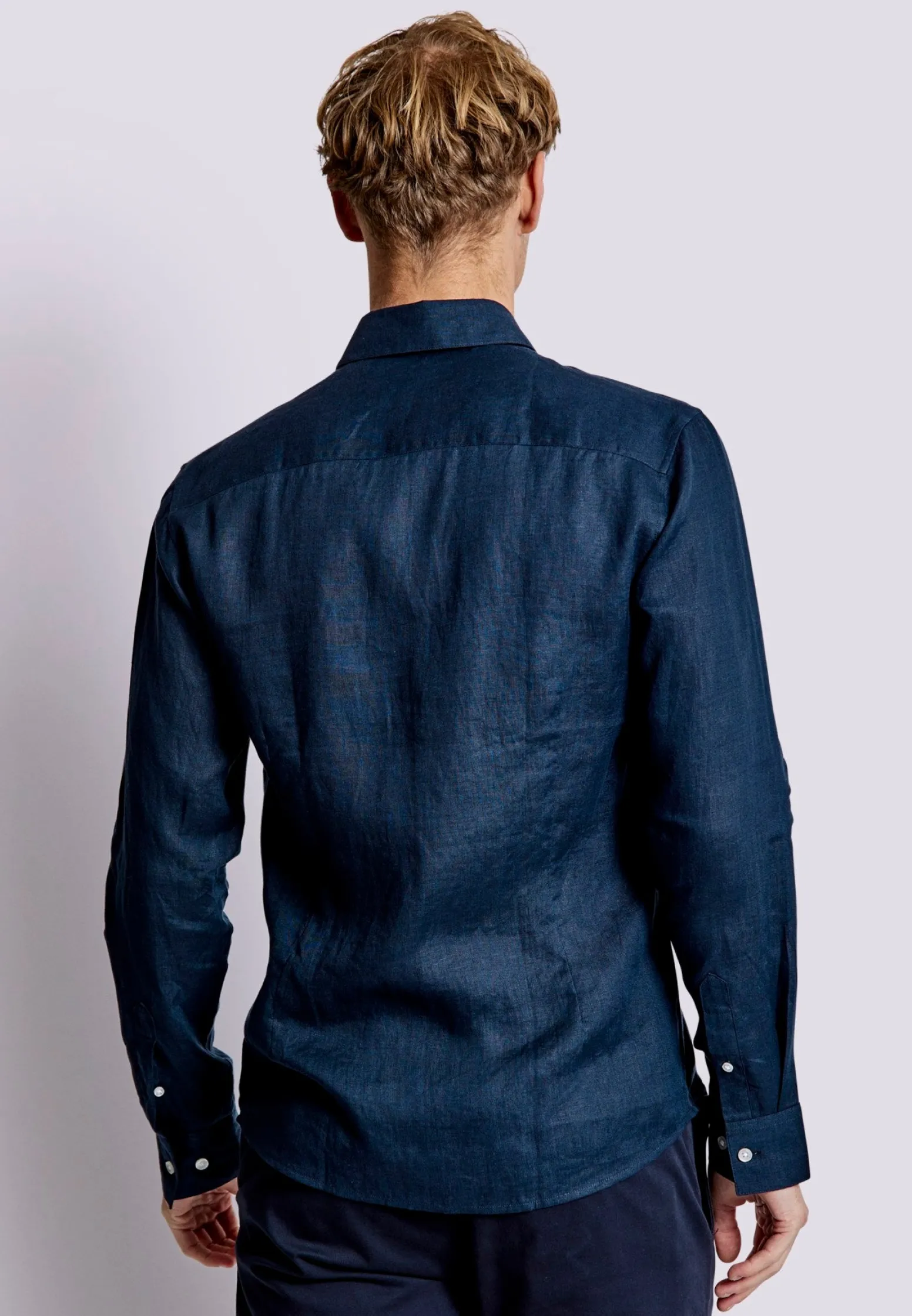 bs_bilbao_casual_modern_f_3-1.webp BS Bilbao Casual Modern Fit Skjorta - Navy
