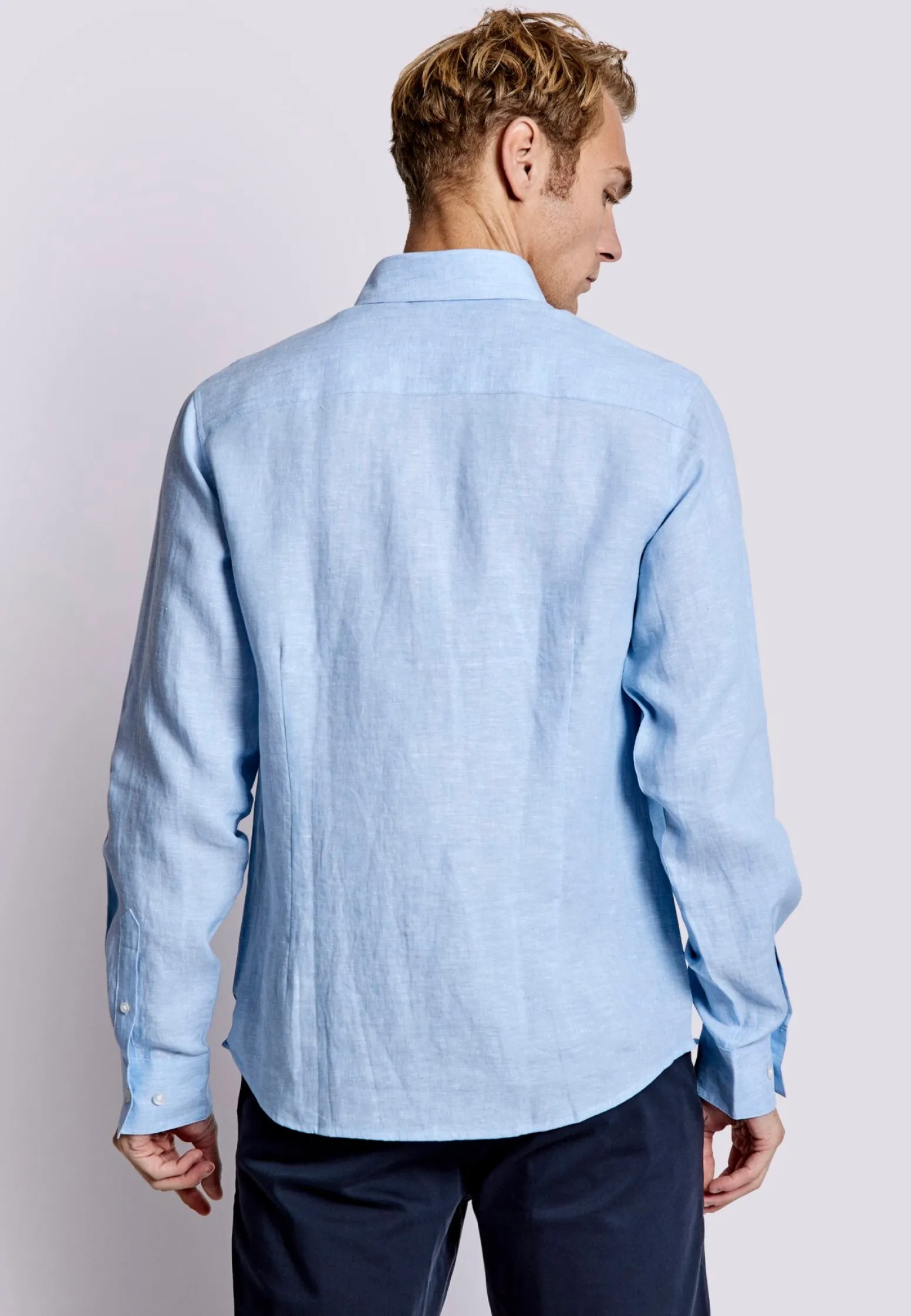 bs_bilbao_casual_modern_f_4-2.webp BS Bilbao Casual Modern Fit Skjorta - Light Blue