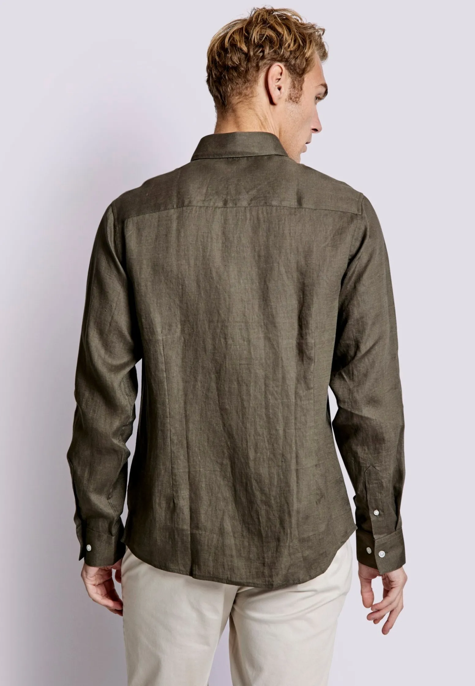 bs_bilbao_casual_modern_f_4-3.webp BS Bilbao Casual Modern Fit Skjorta - Army