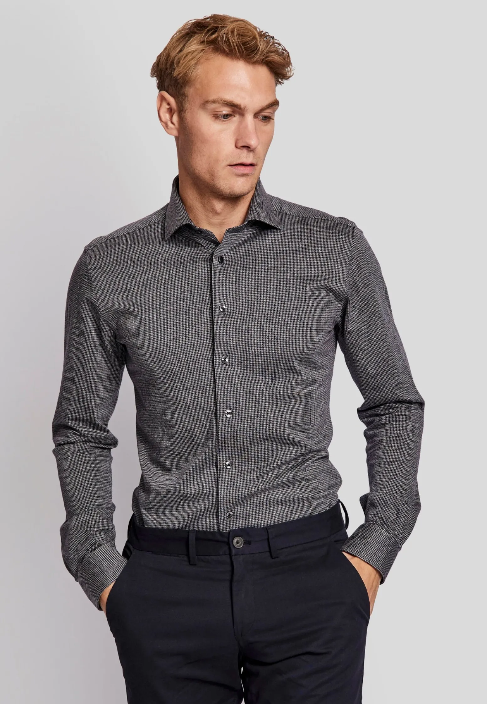 bs_binotto_slim_fit_skjor_3.webp BS Binotto slim fit Skjorta - Thunder