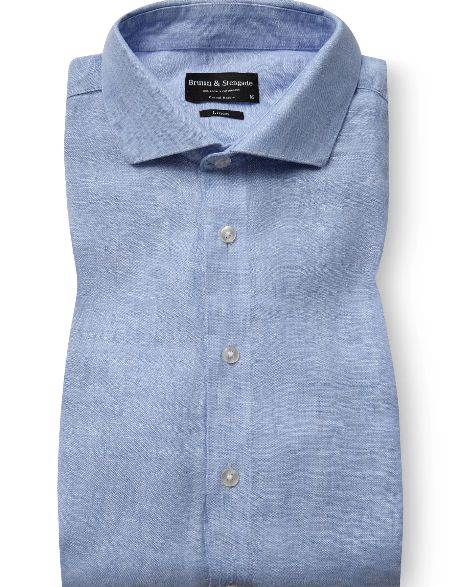 BS Brisbane Casual Modern Fit Skjorta - Light Blue