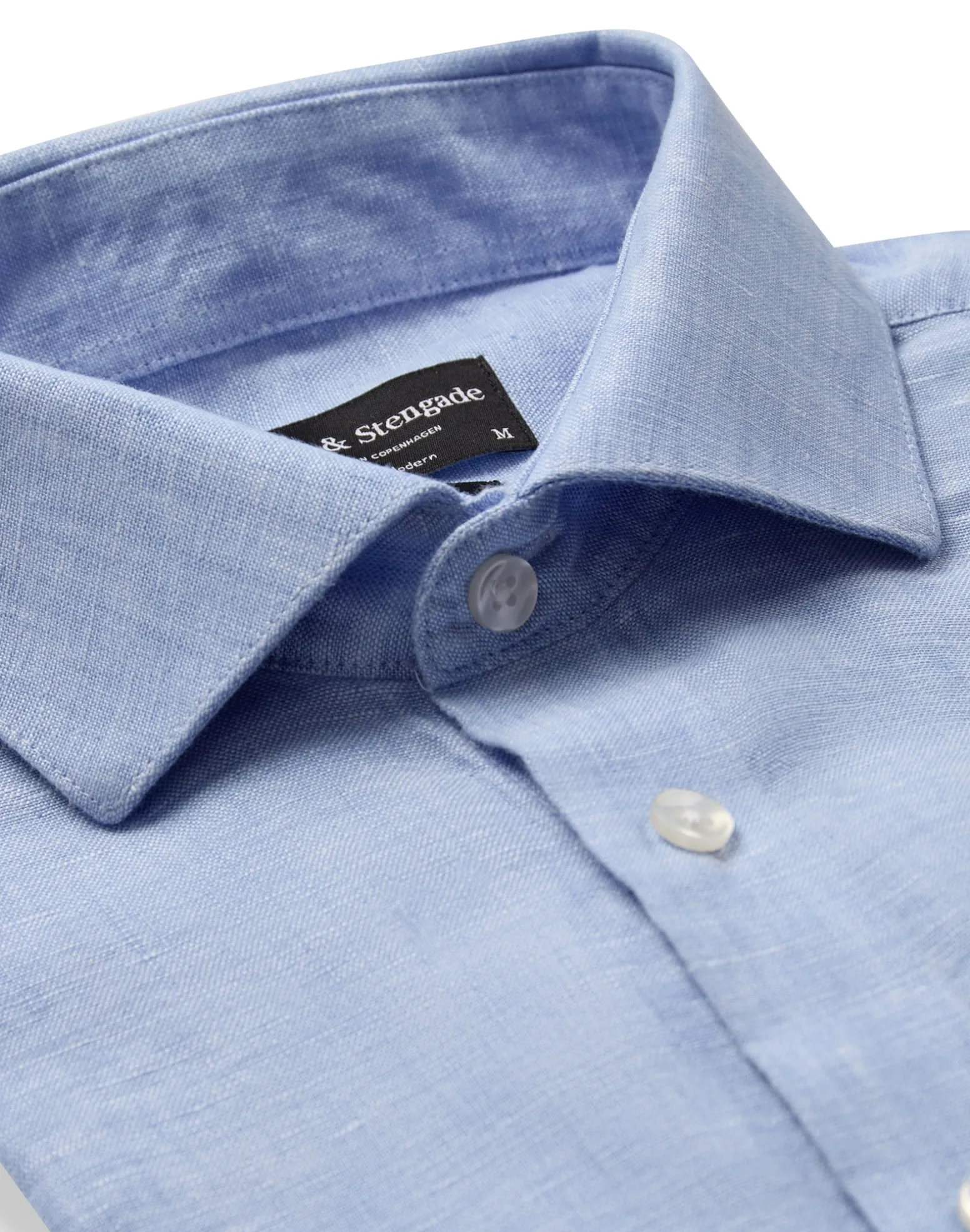 BS Brisbane Casual Modern Fit Skjorta - Light Blue