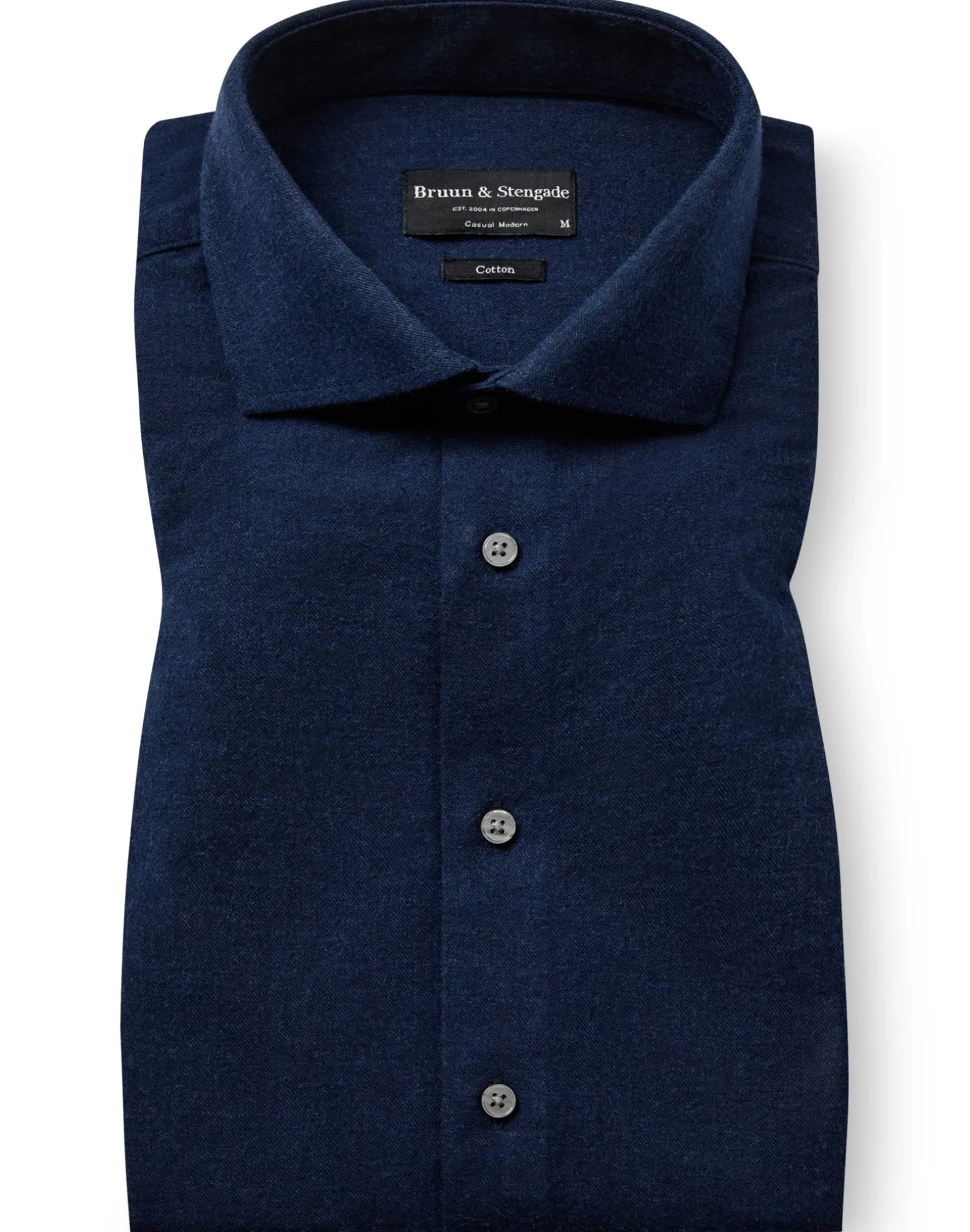 BS Brush Casual Modern Fit Skjorta - Blue