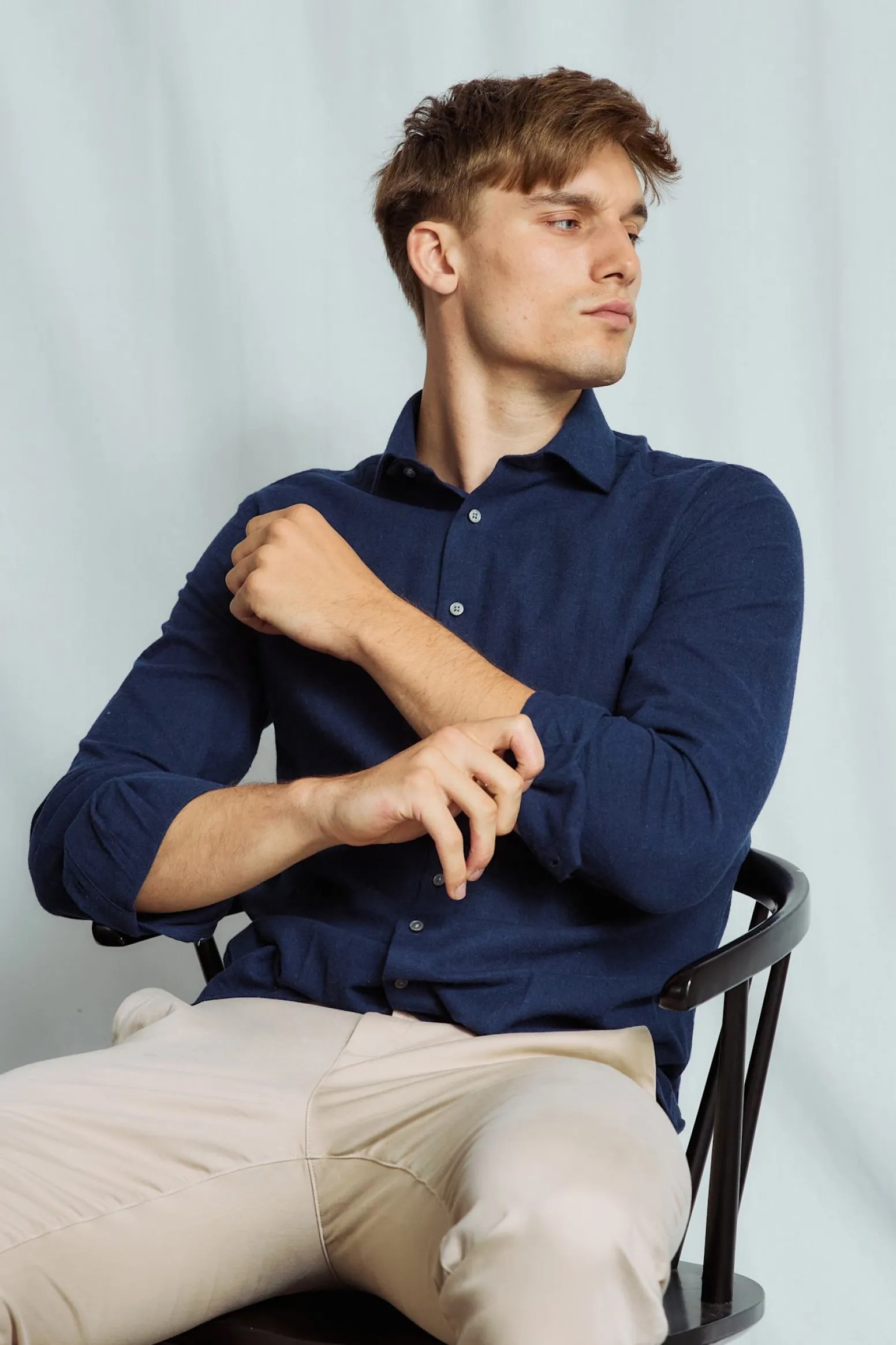 bs_brush_casual_modern_fi_2.webp BS Brush Casual Modern Fit Skjorta - Blue