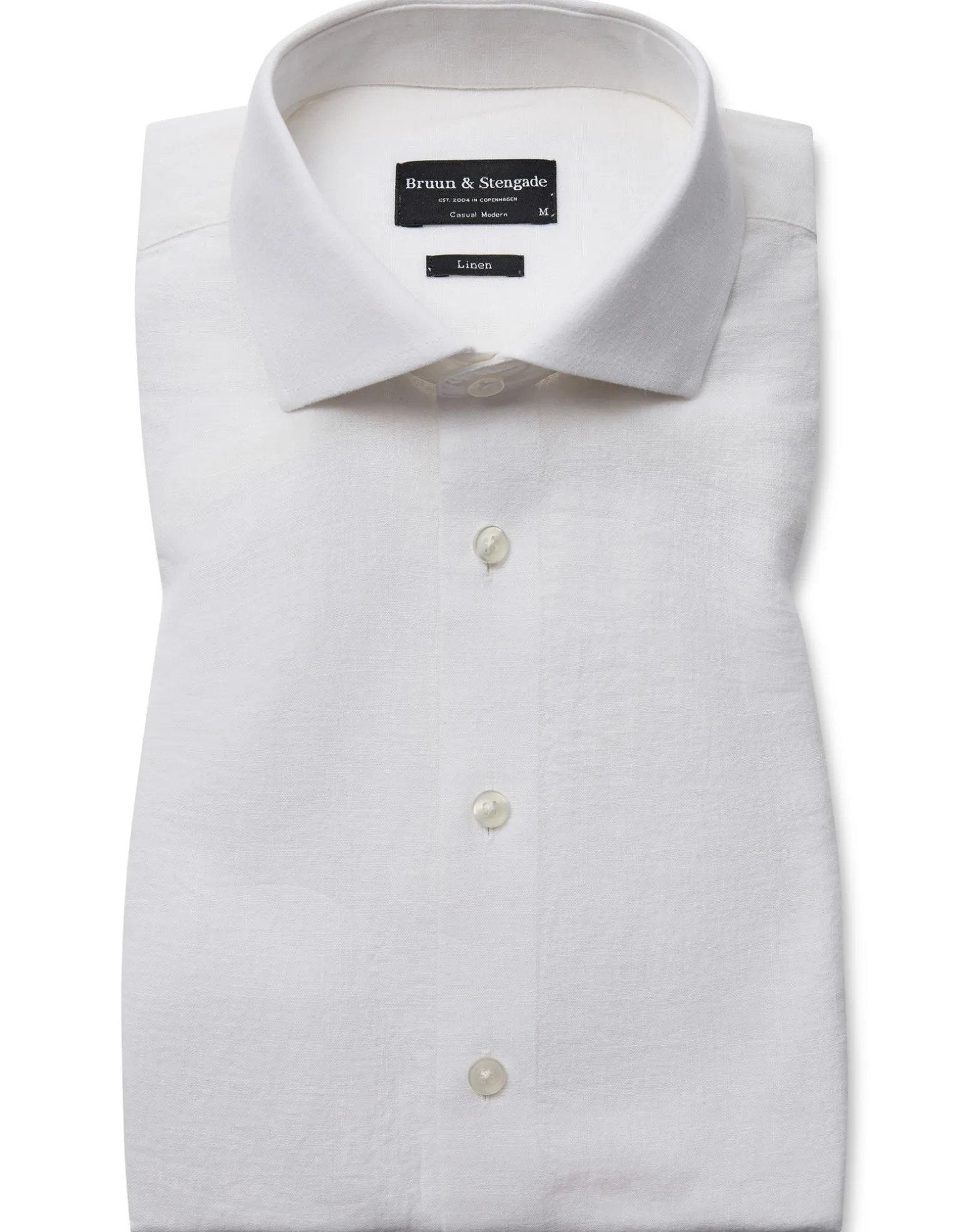 BS Butkus Casual Modern Fit Skjorta - White