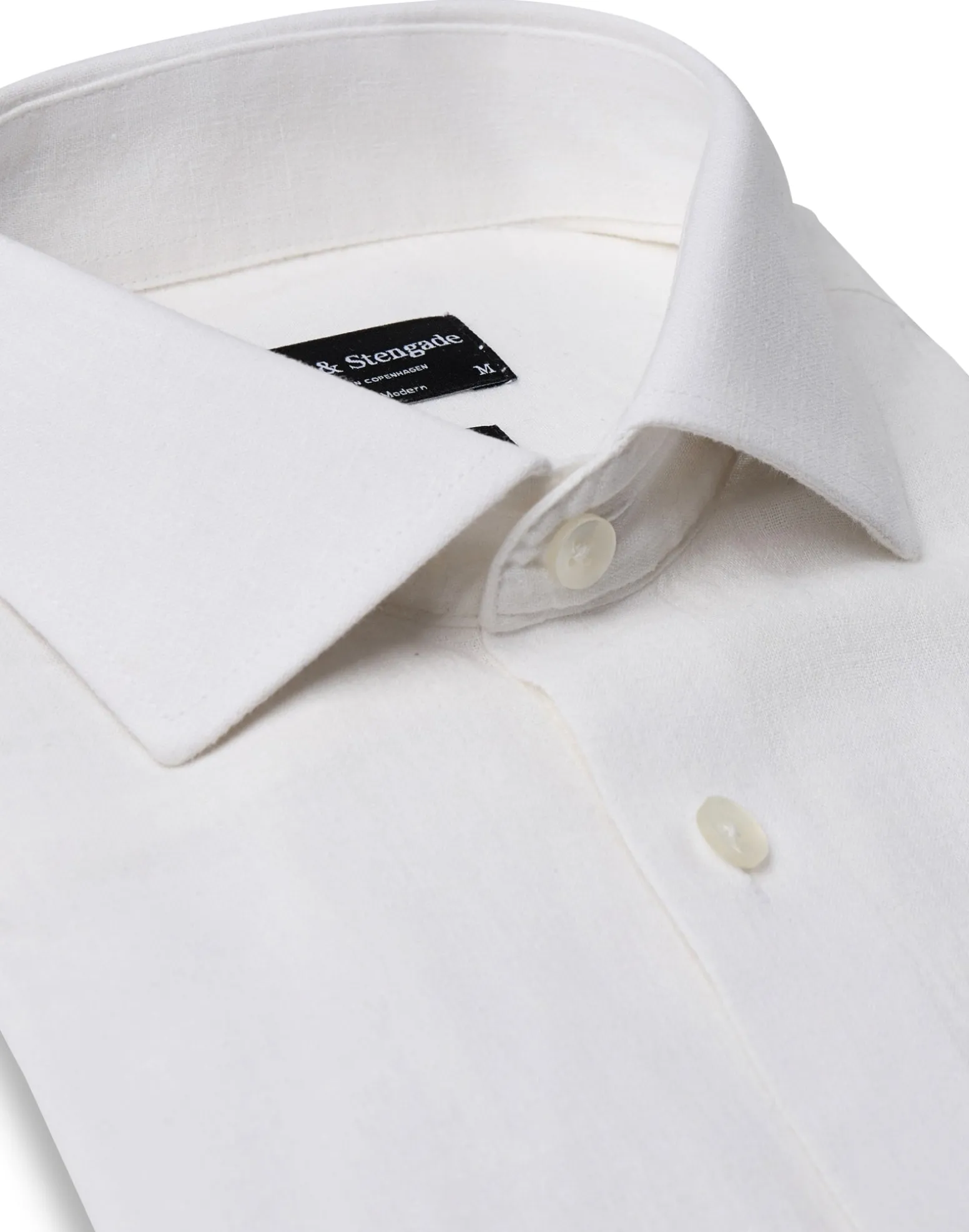 BS Butkus Casual Modern Fit Skjorta - White