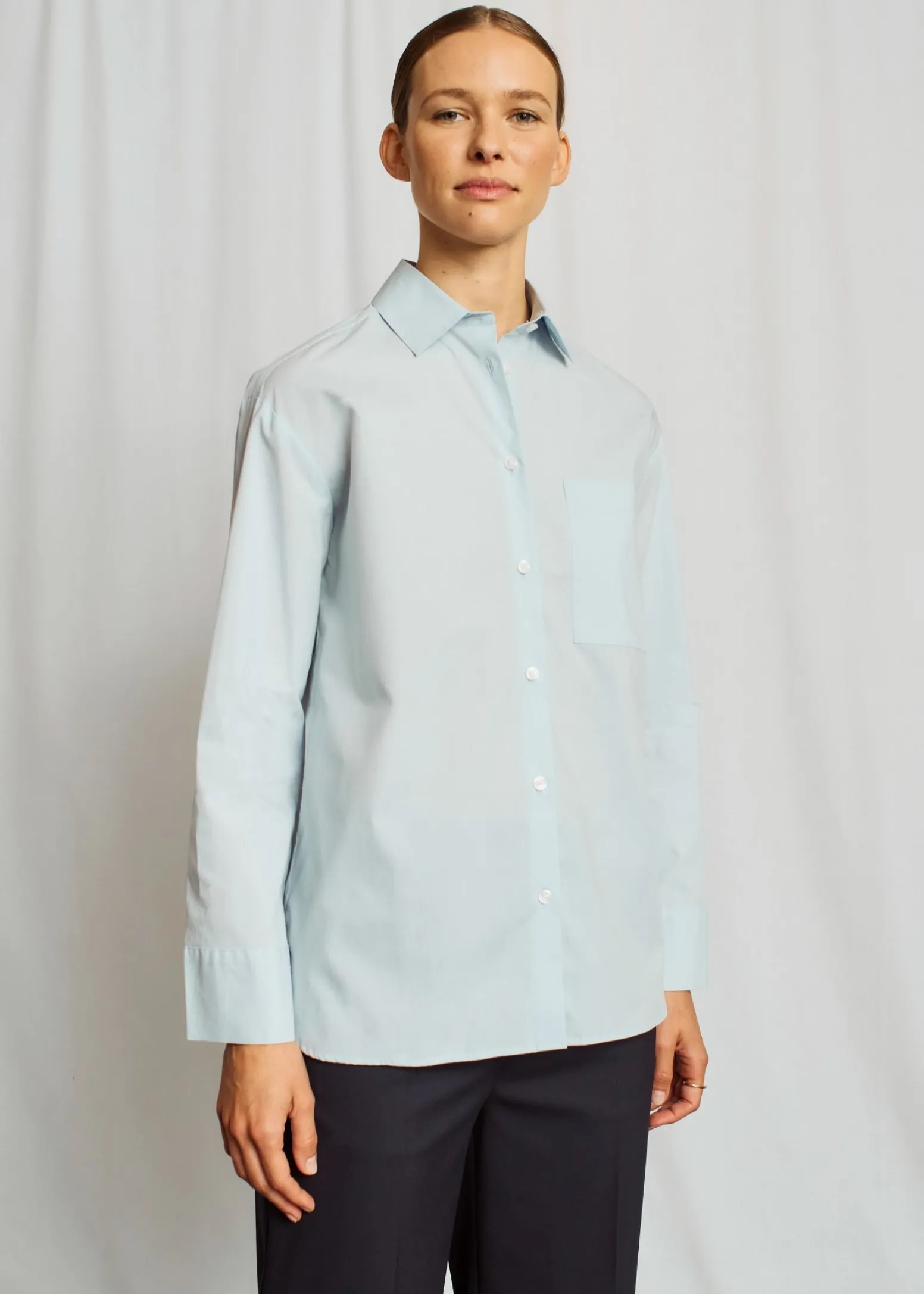BS Caia Regular Fit Skjorta - Light Blue
