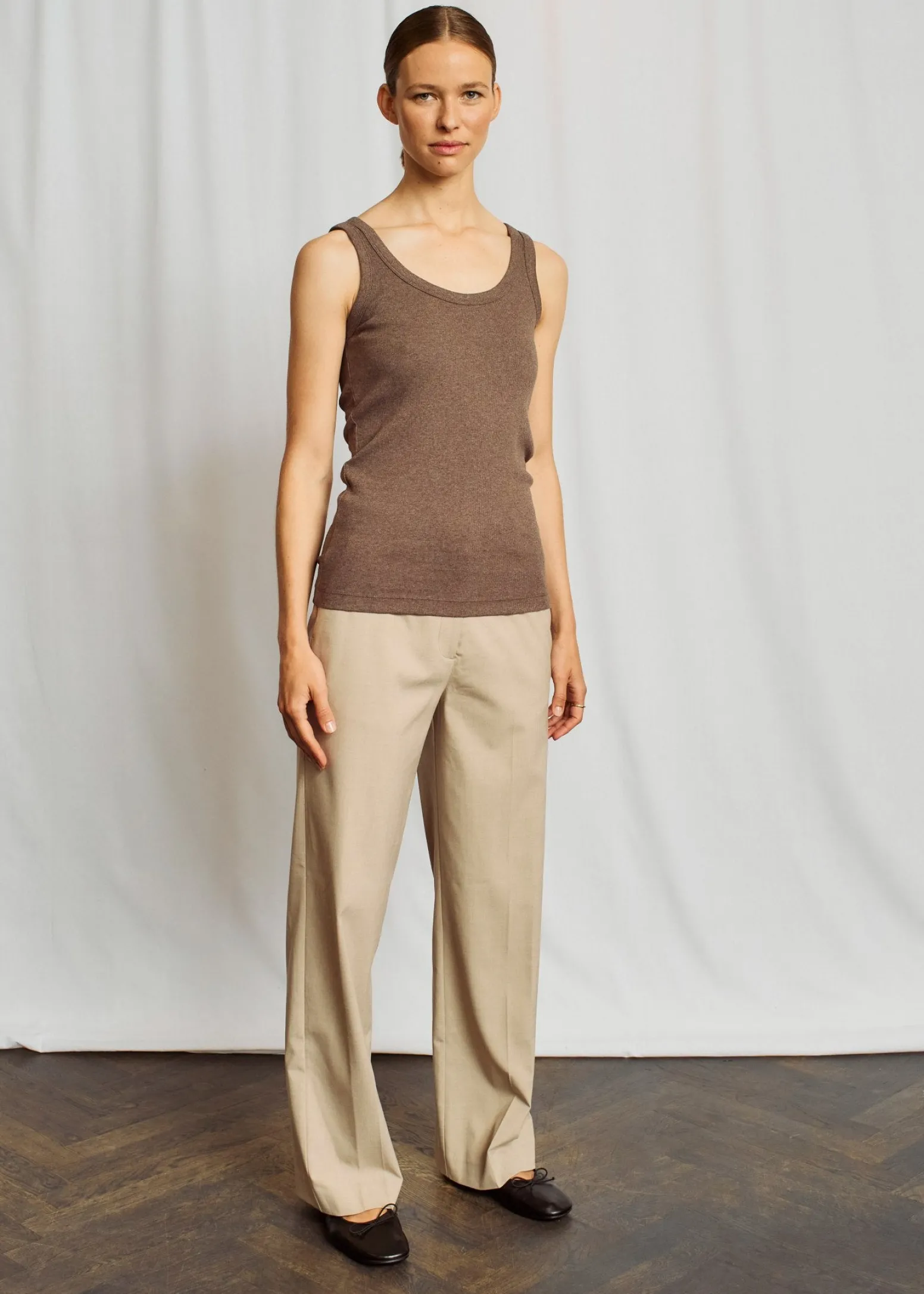 BS Charlotte Regular Fit Topp - Brown