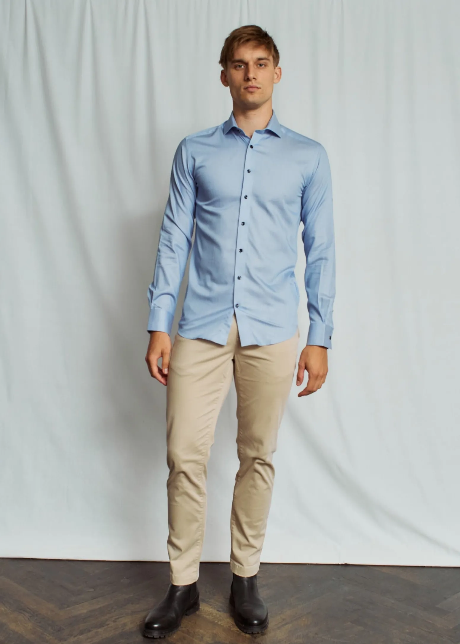 BS DAngelo Modern Fit Skjorta - Blue