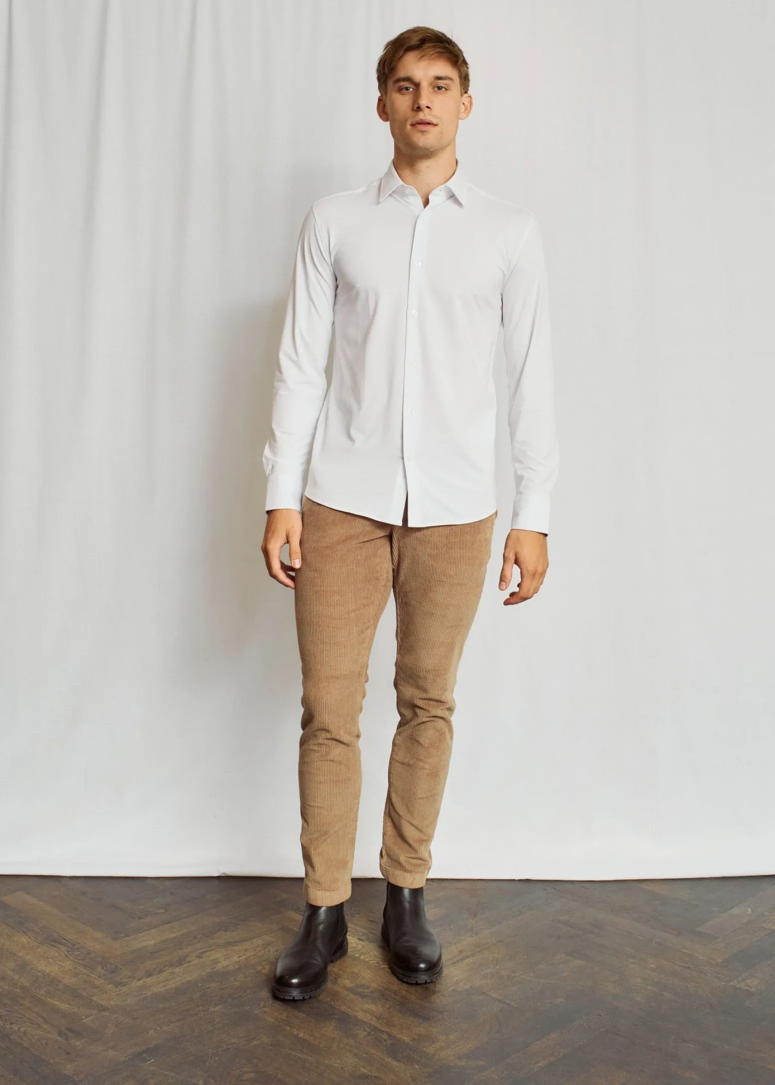 BS Delfin Performance Fit Skjorta - White