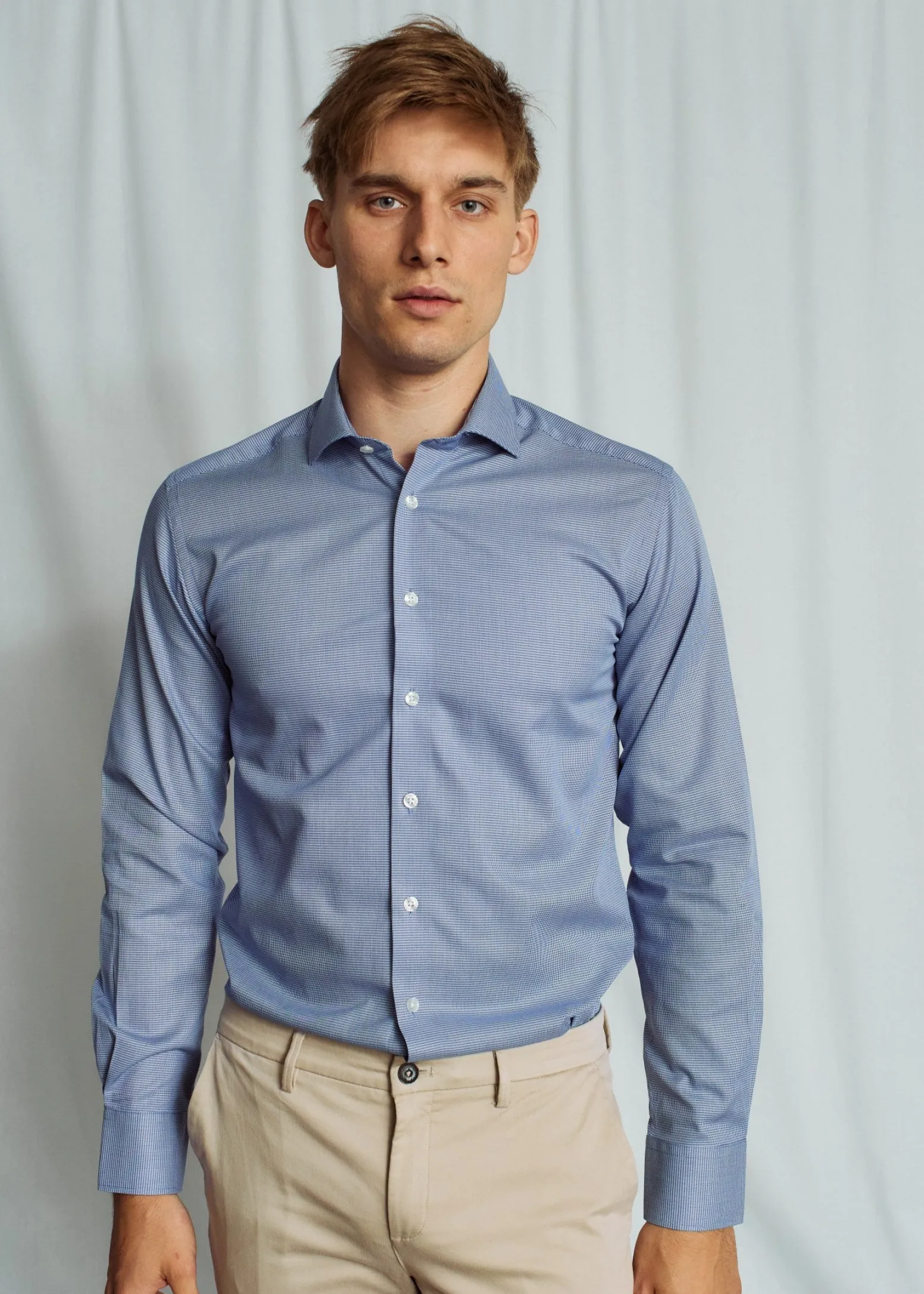 BS Devin Modern Fit Skjorta - Blue