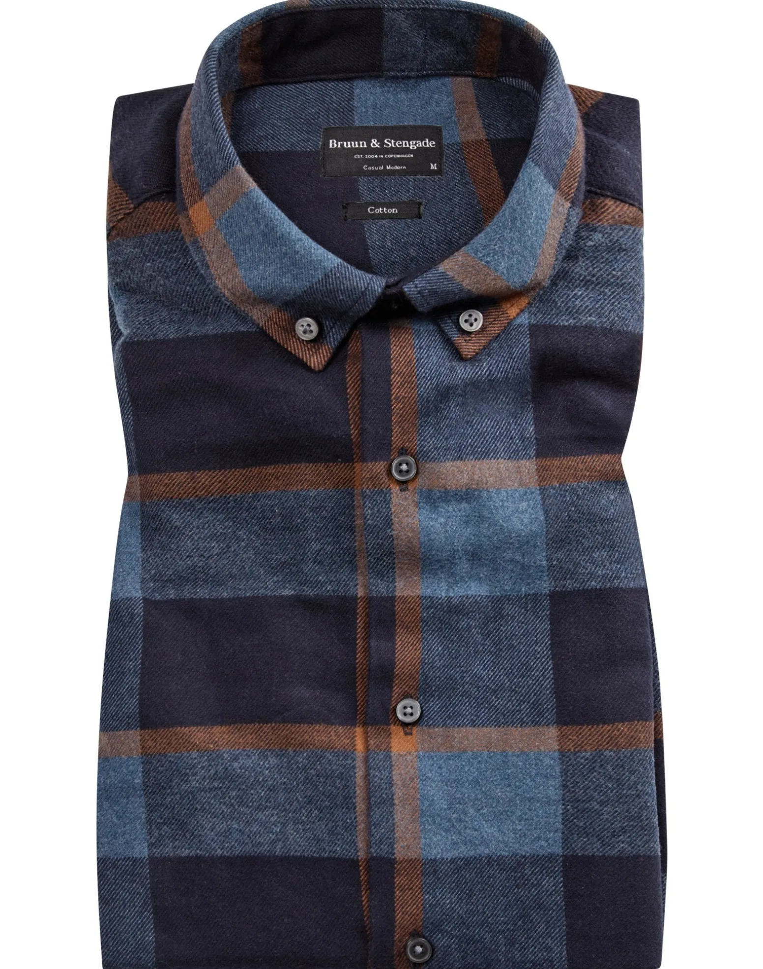 BS Drammen casual modern fit Skjorta - Dark Blue