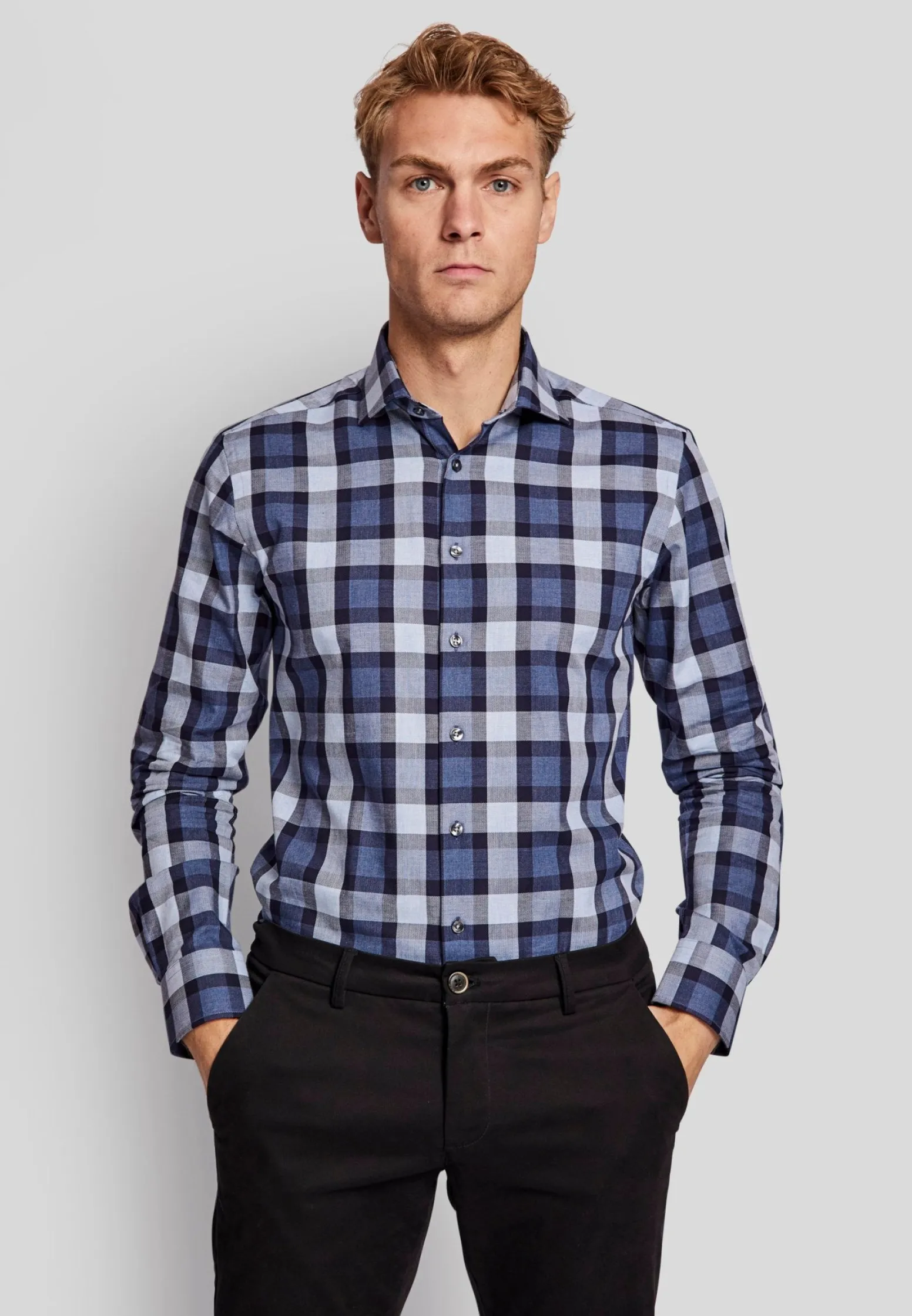 bs_elneny_modern_fit_skjo_3.webp BS Elneny modern fit Skjorta - Blue