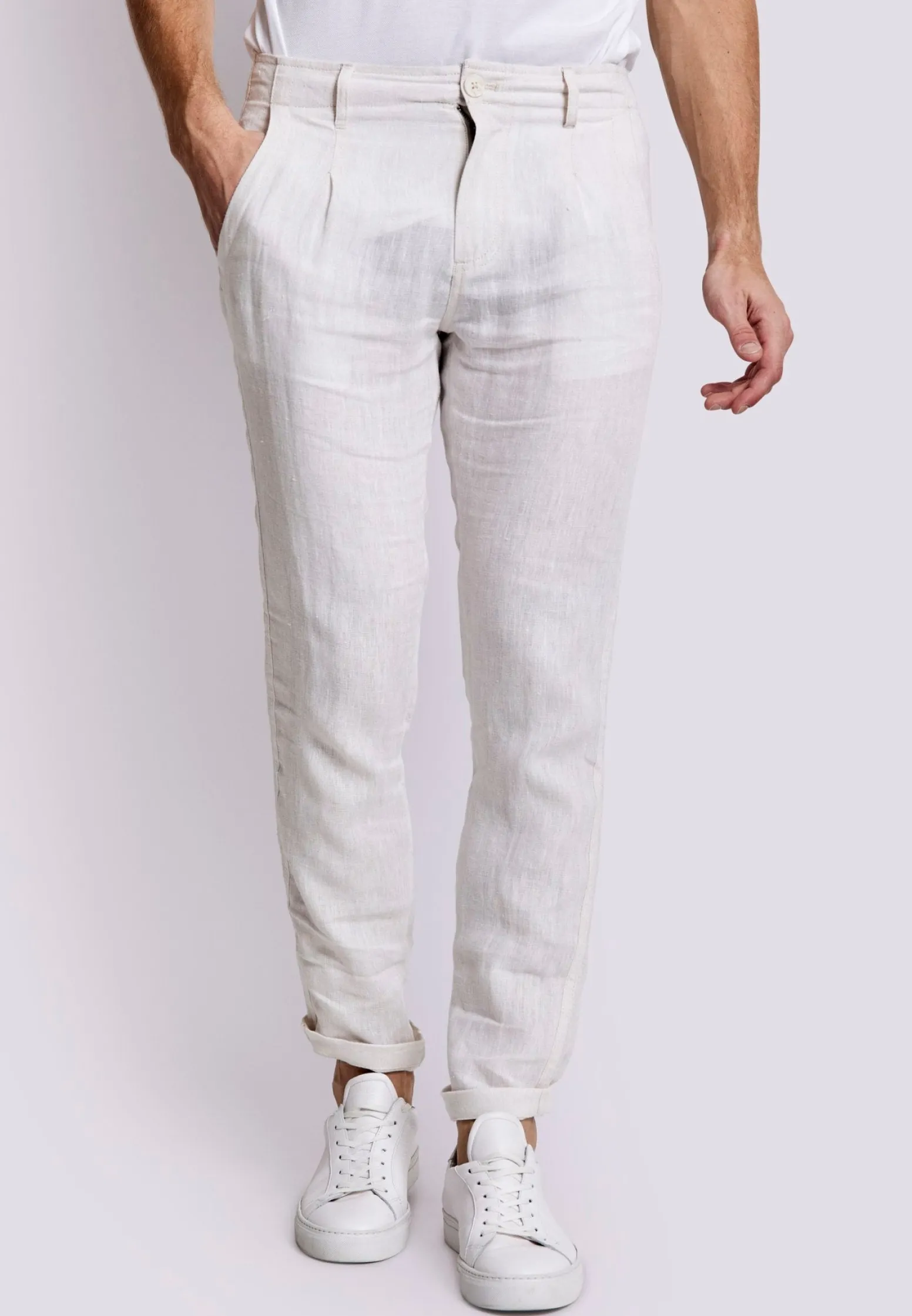 bs_enrique_slim_fit_chino_3.webp BS Enrique Slim Fit Chinos - Sand