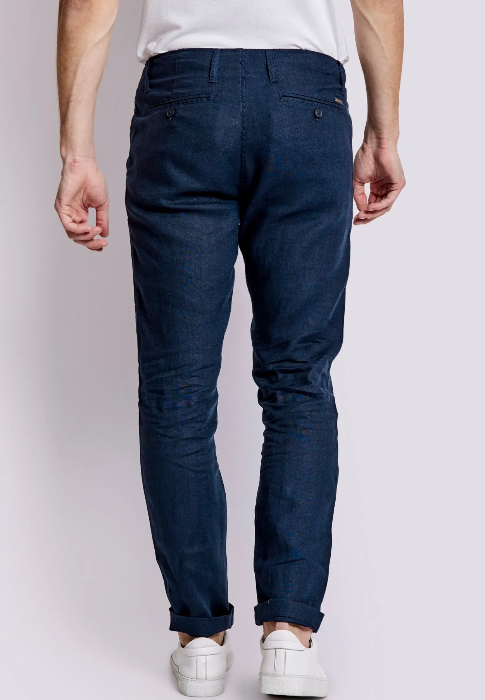 bs_enrique_slim_fit_chino_4-1.webp BS Enrique Slim Fit Chinos - Navy