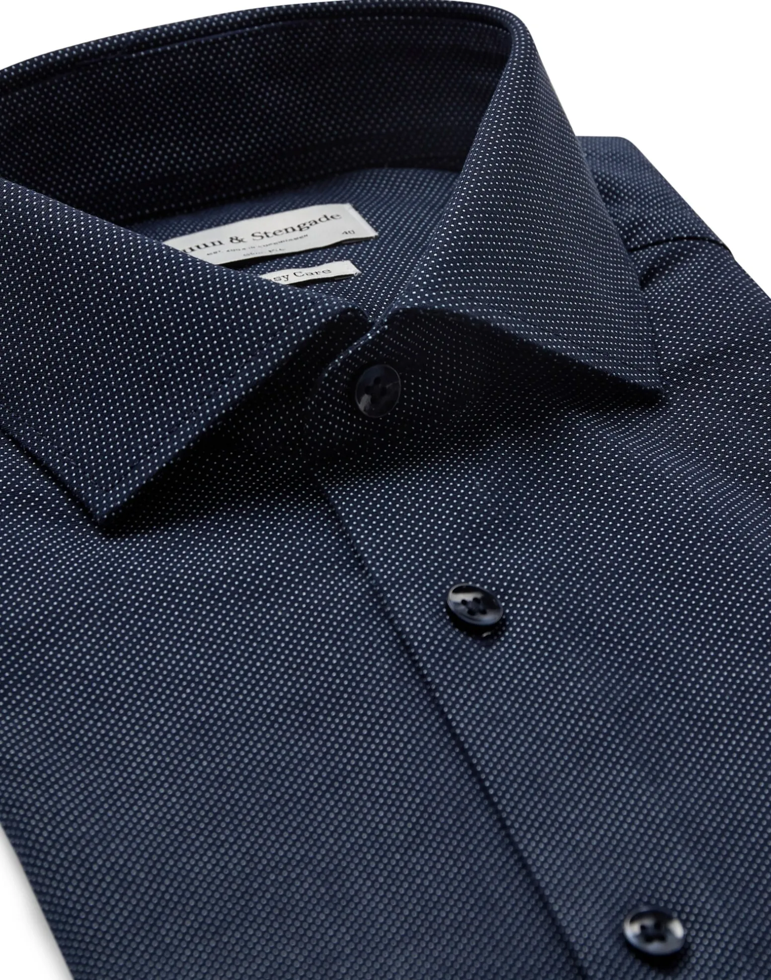 BS Favre Slim Fit Skjorta - Navy