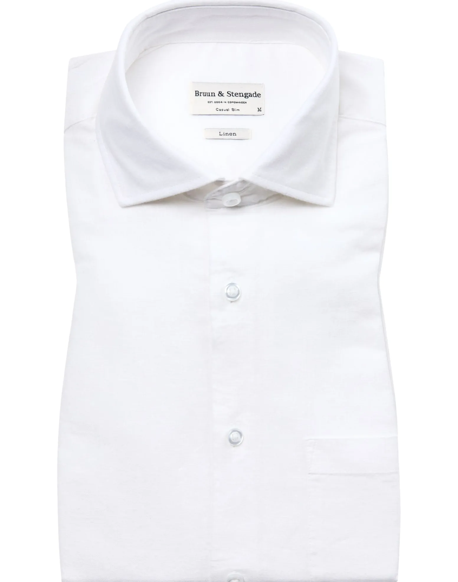 BS Ferrol Casual Slim Fit Skjorta - White