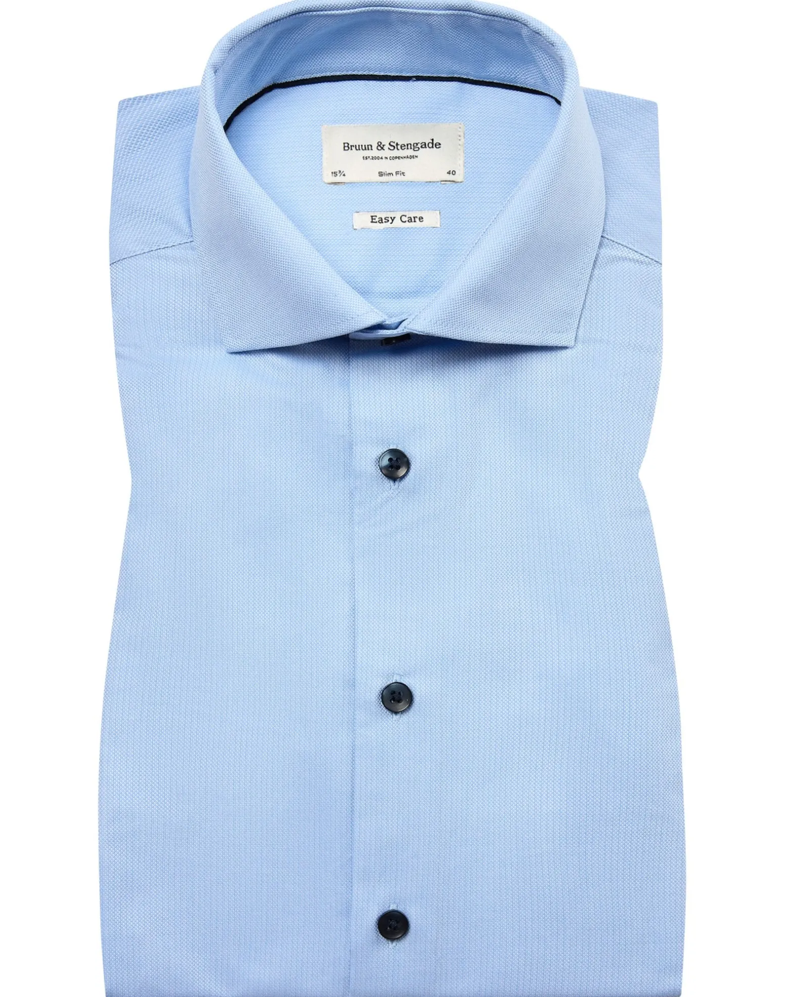 BS Fezco Slim Fit Skjorta - Light Blue