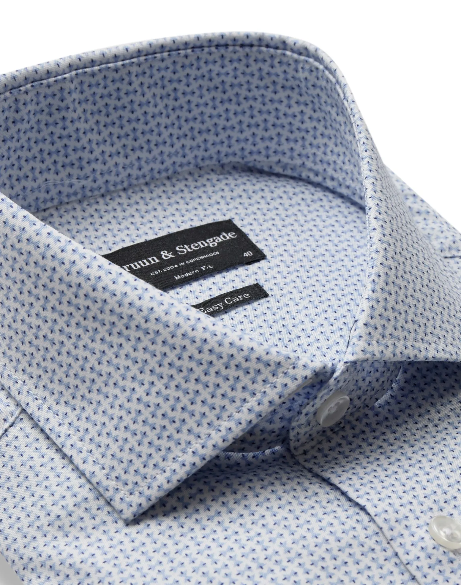 BS Flacco Modern Fit Skjorta - Light Blue