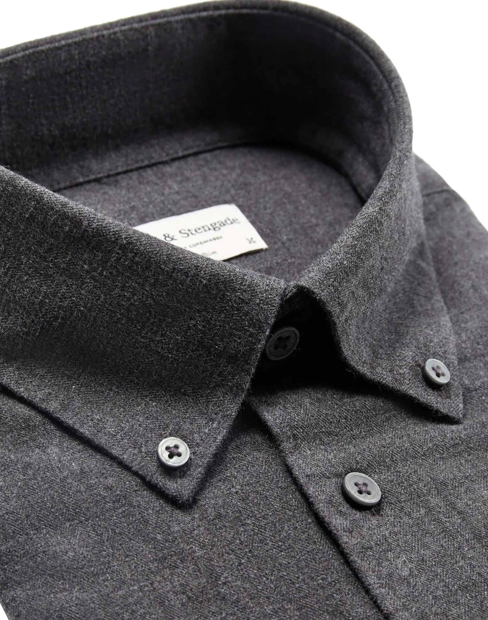 BS Floyd Casual Slim Fit Skjorta - Charcoal