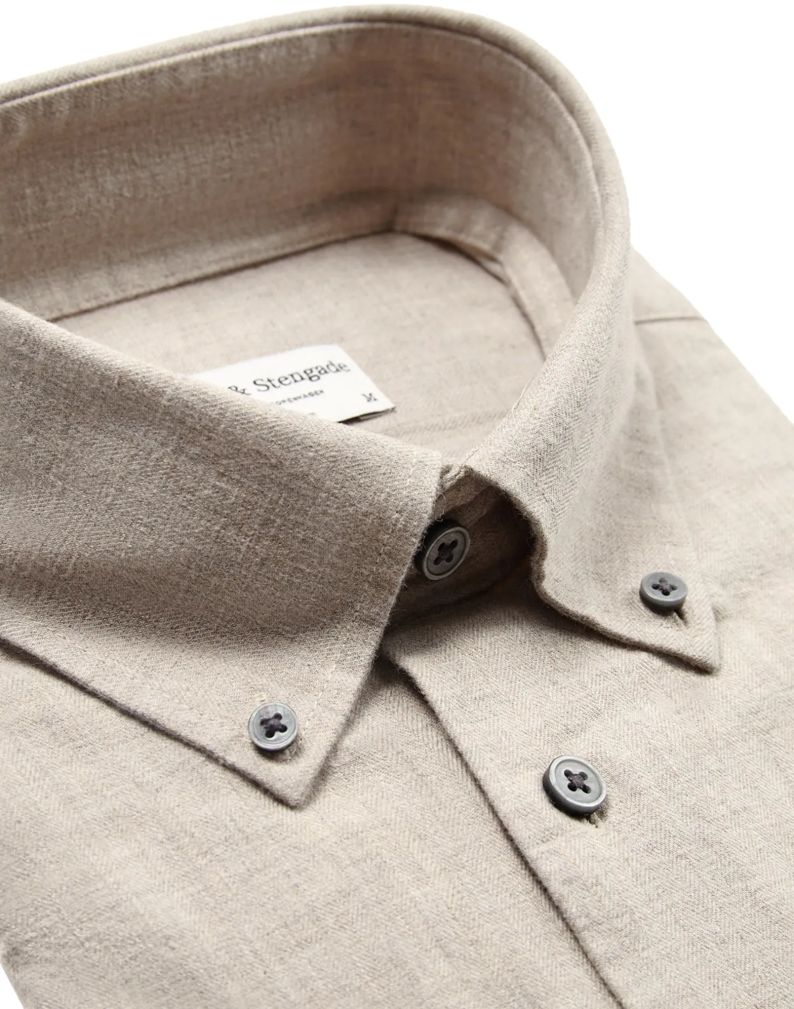 BS Floyd Casual Slim Fit Skjorta - Sand
