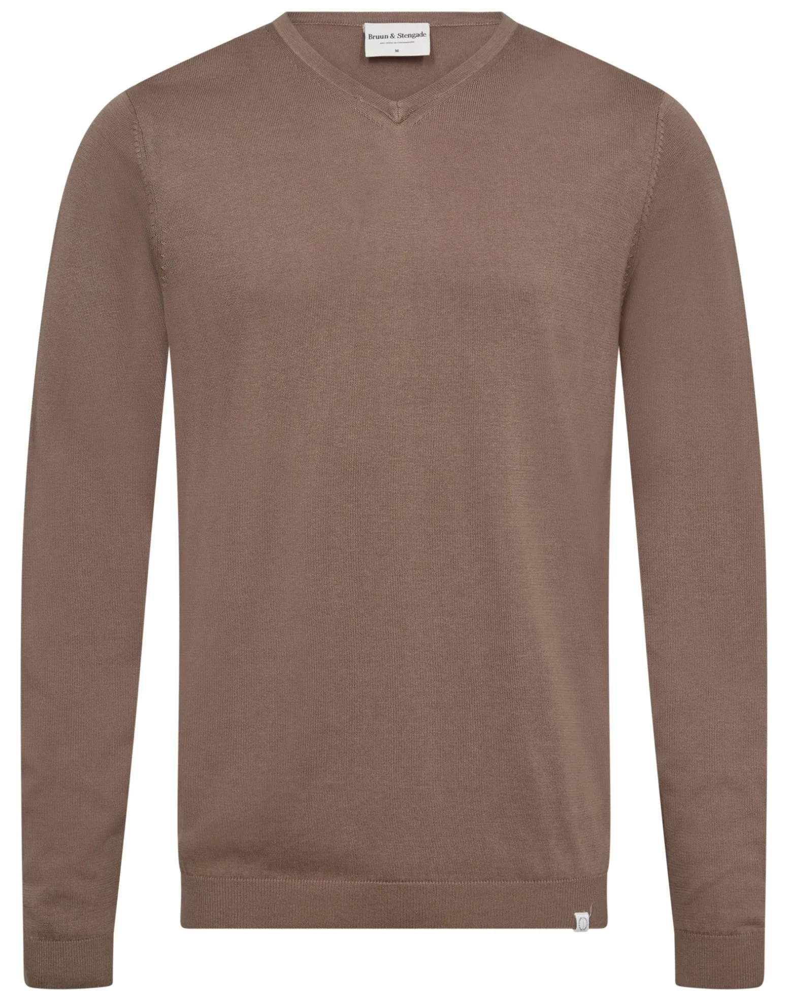 BS Georg Regular Fit Stickat - Mink