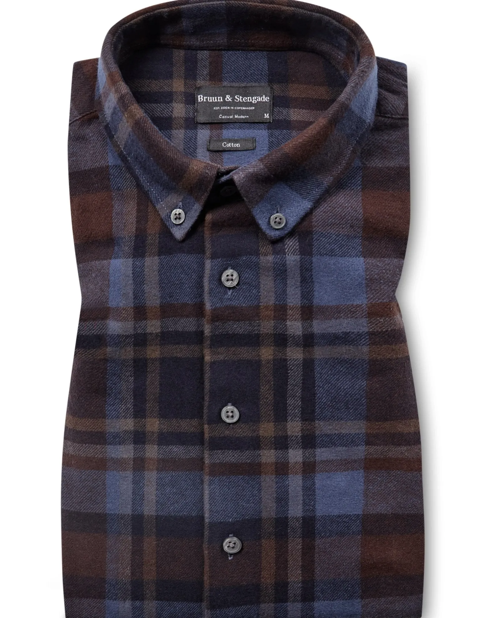 BS Hagen Casual Modern Fit Skjorta - Brown