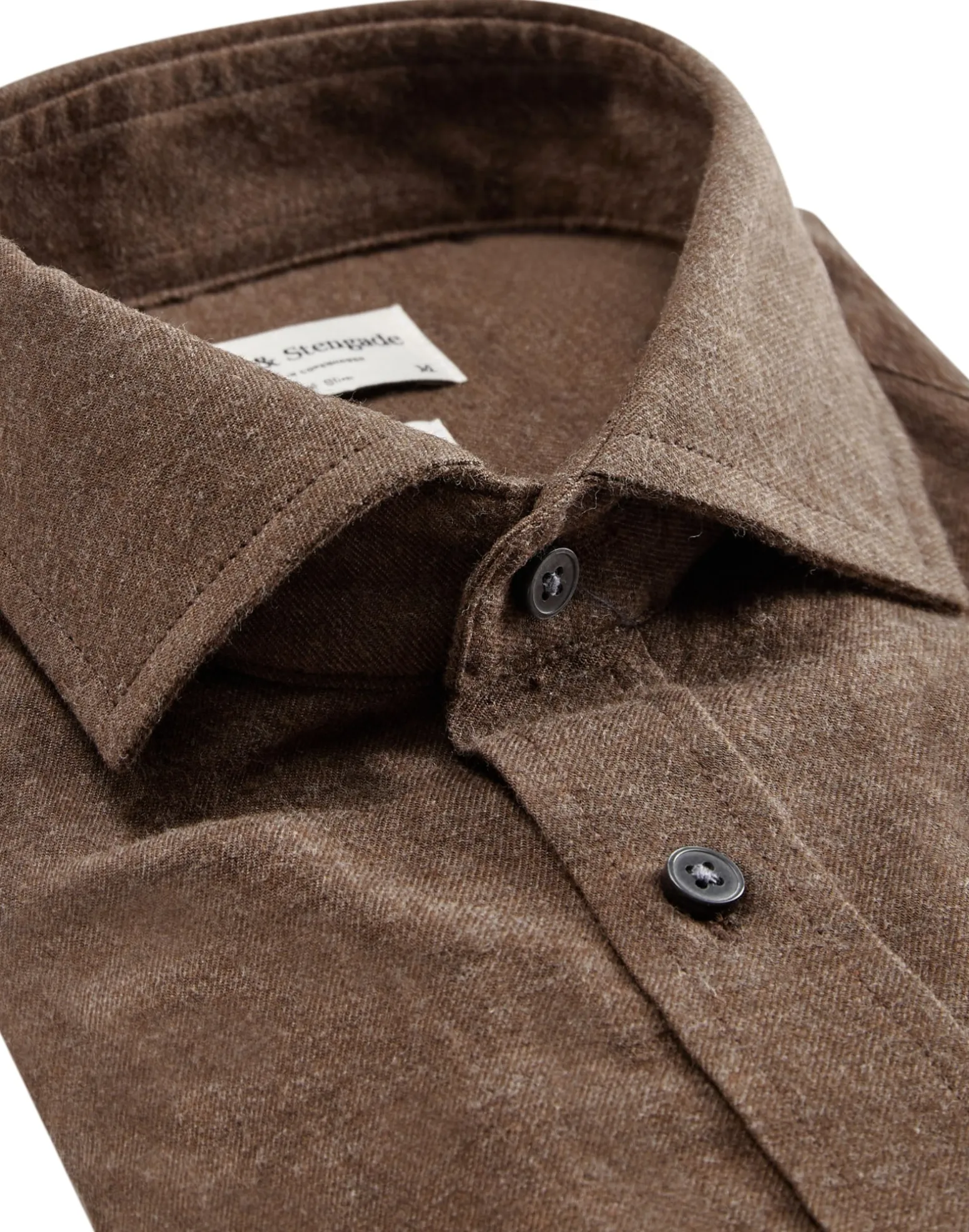 BS Halden casual slim fit Skjorta - Brown