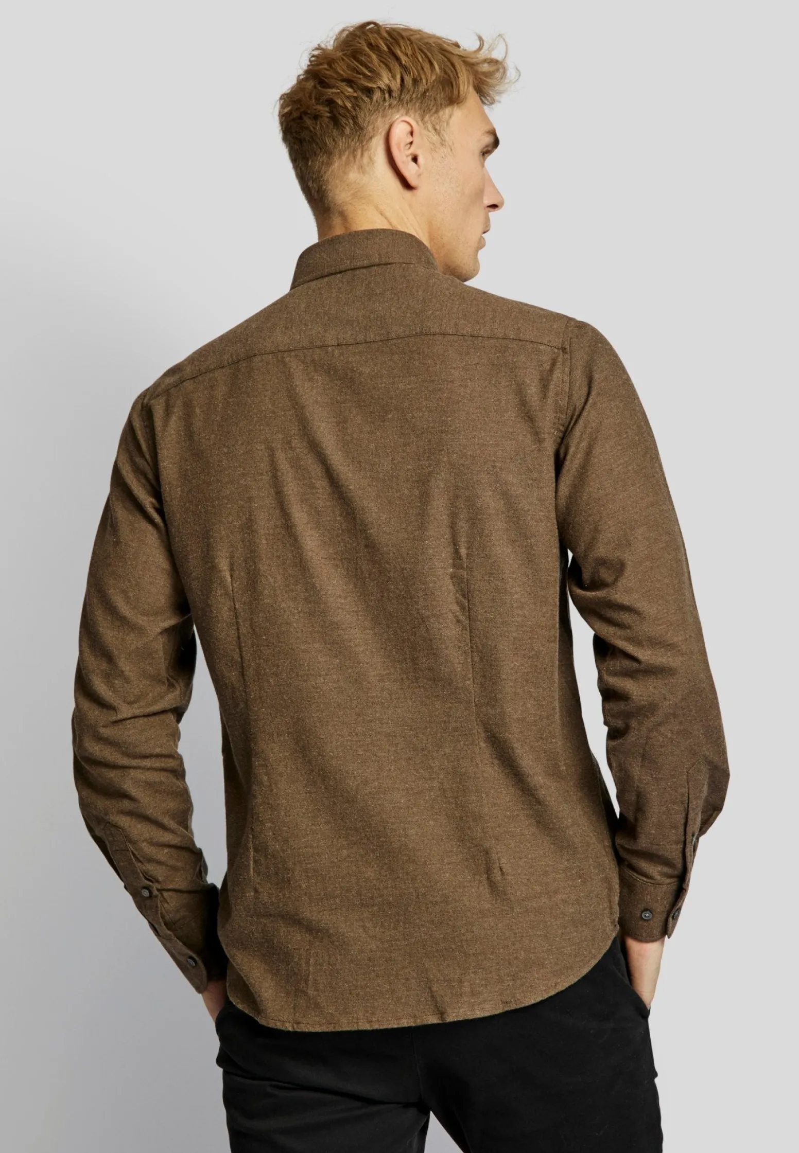 bs_halden_casual_slim_fit_4.webp BS Halden casual slim fit Skjorta - Brown