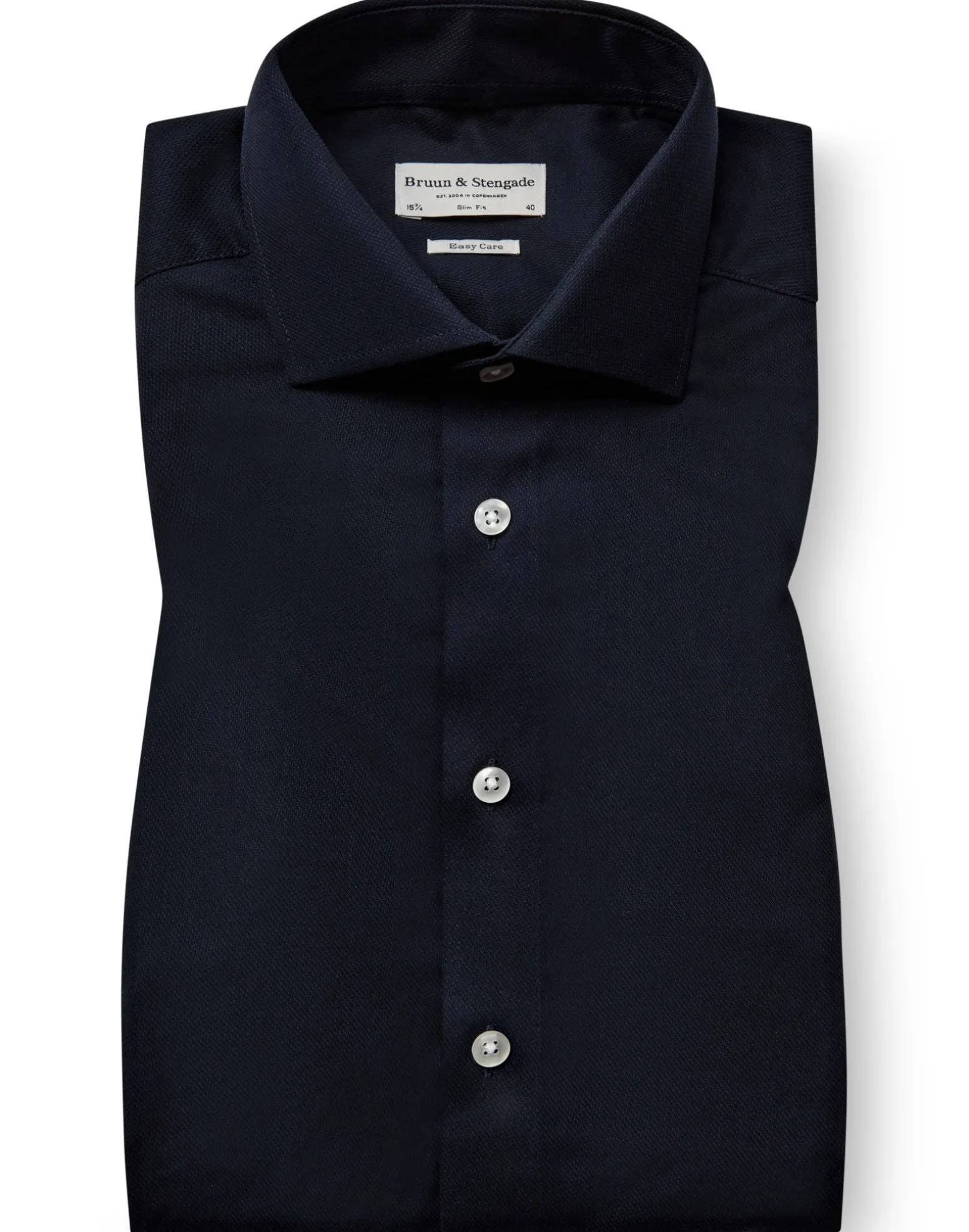BS Hamlin Slim Fit Skjorta - Navy