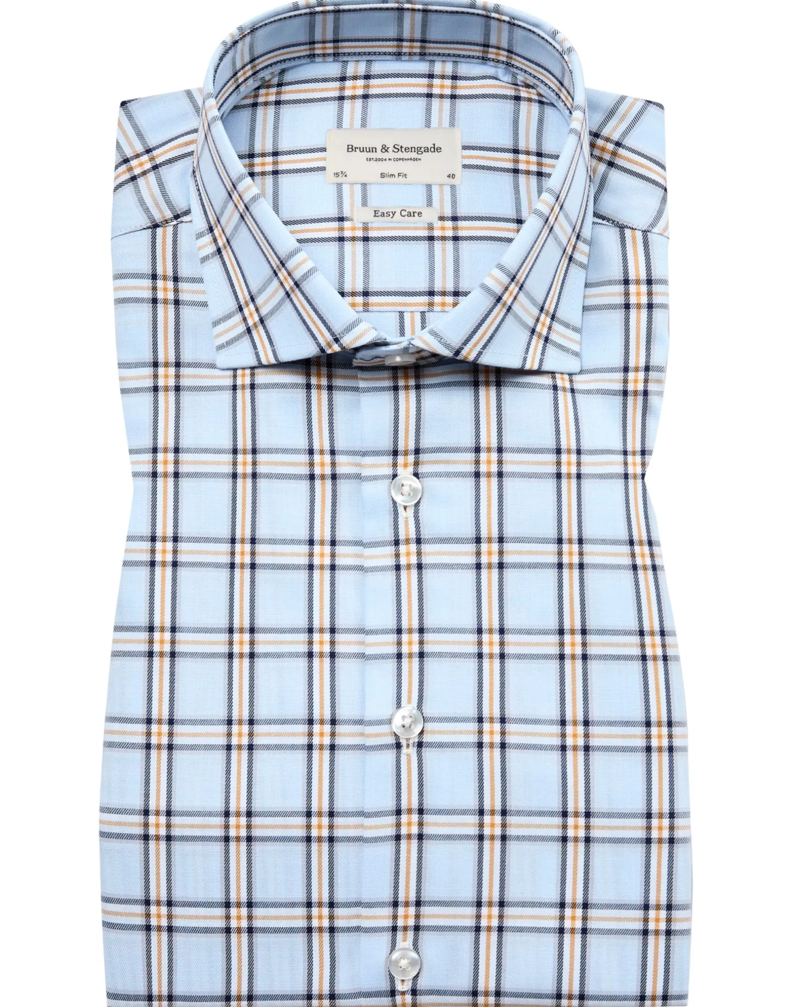 BS Hunter Slim Fit Skjorta - Light Blue