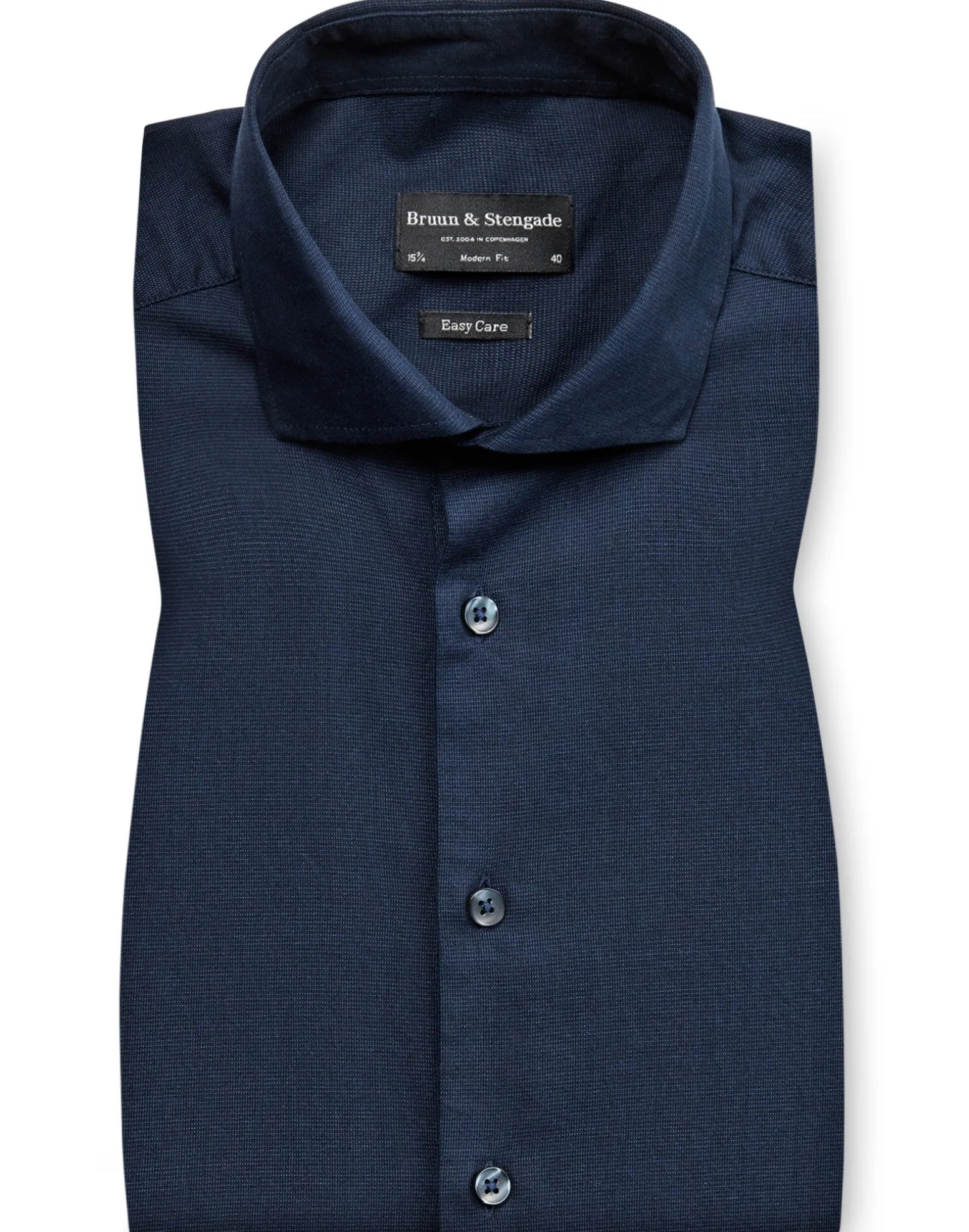 BS Jan Modern Fit Skjorta - Navy