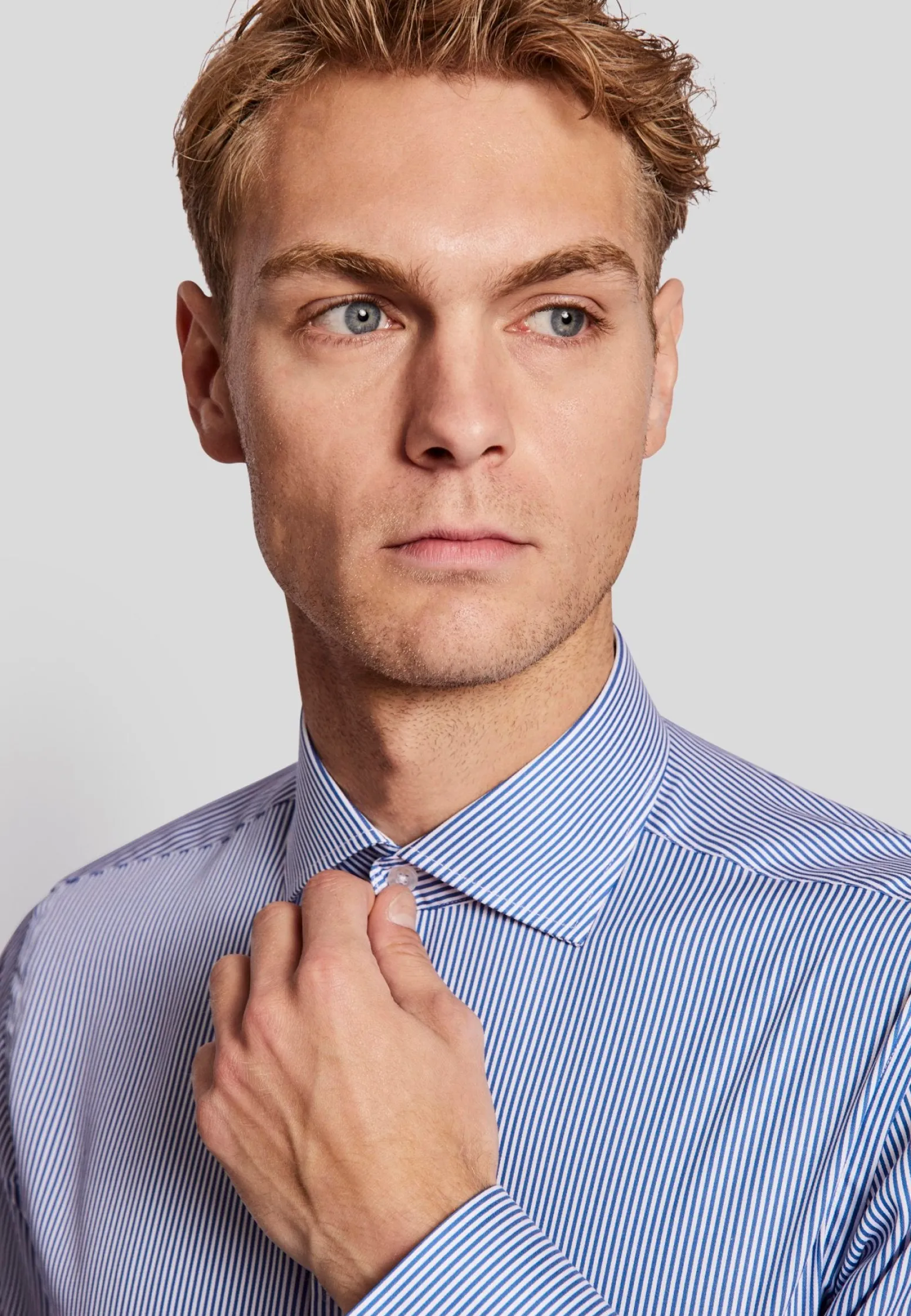 bs_jordan_slim_fit_skjort_5.webp BS Jordan slim fit Skjorta - Light Blue/White