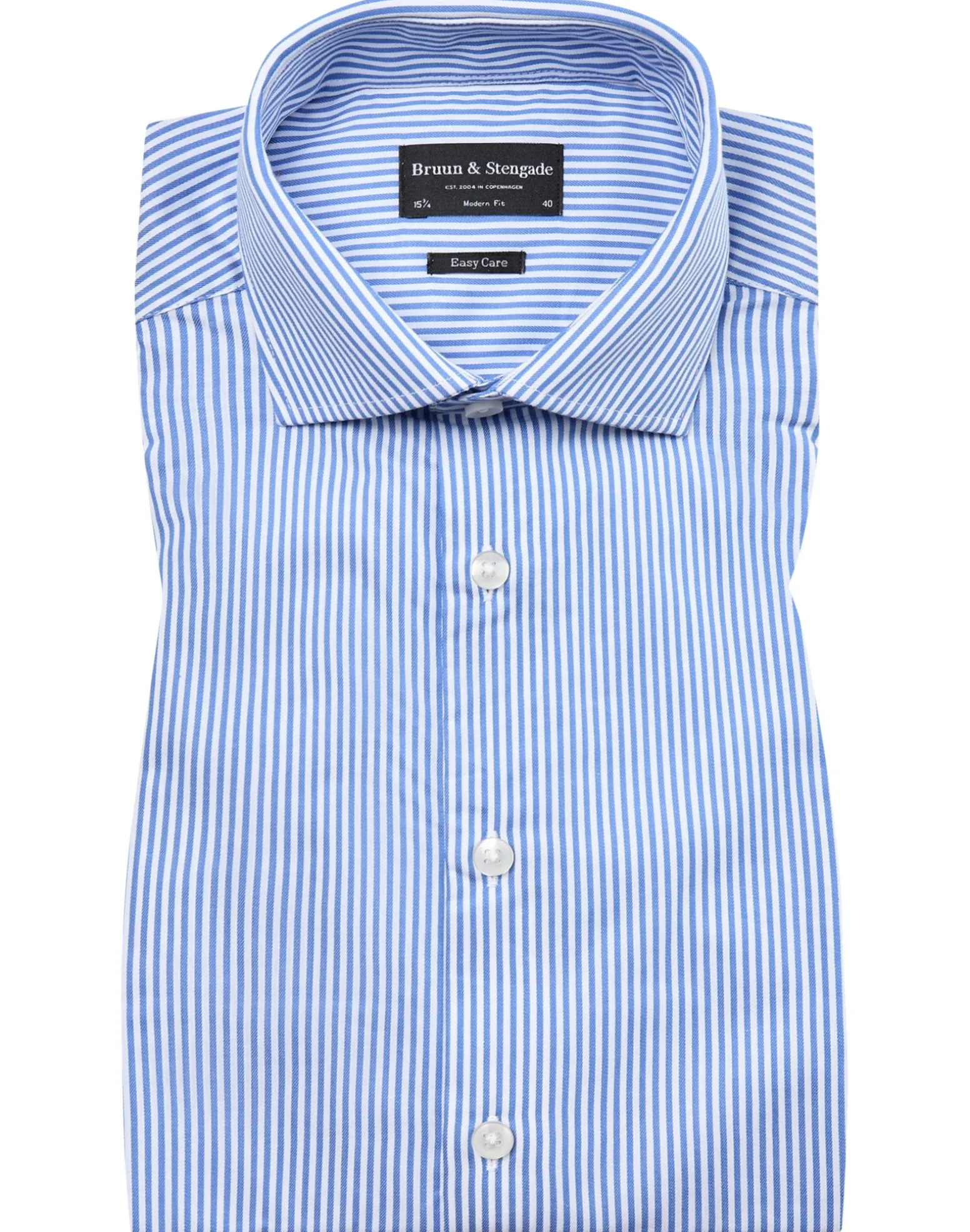 BS Kane Modern Fit Skjorta - Blue/White