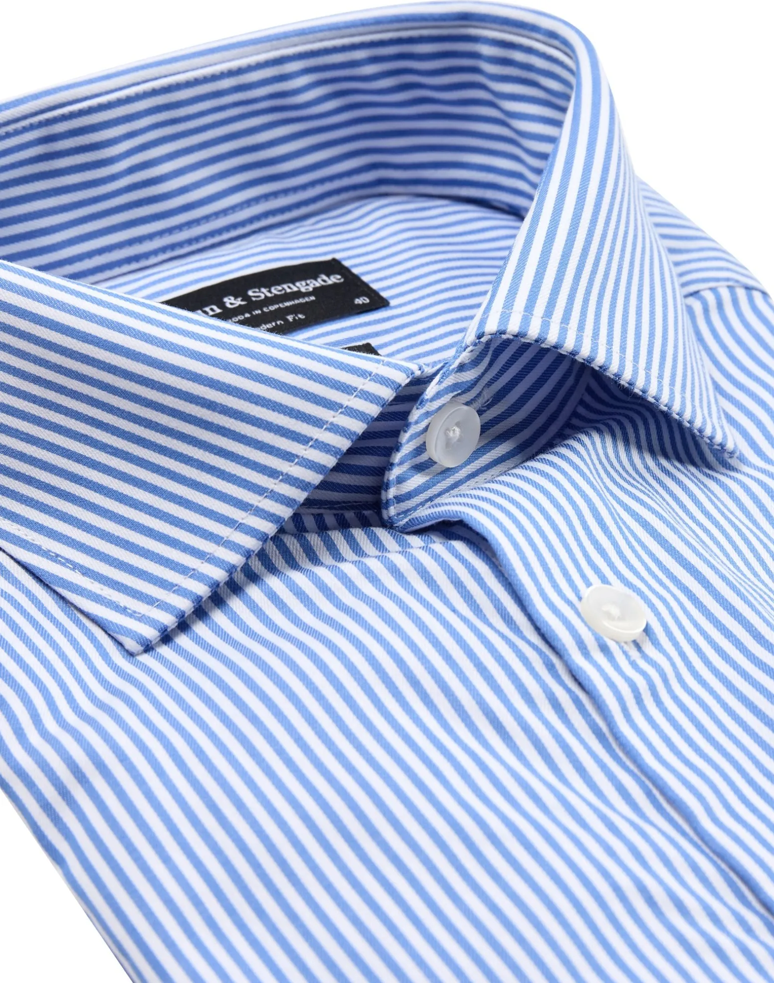 bs_kane_modern_fit_skjort_1.webp BS Kane Modern Fit Skjorta - Blue/White