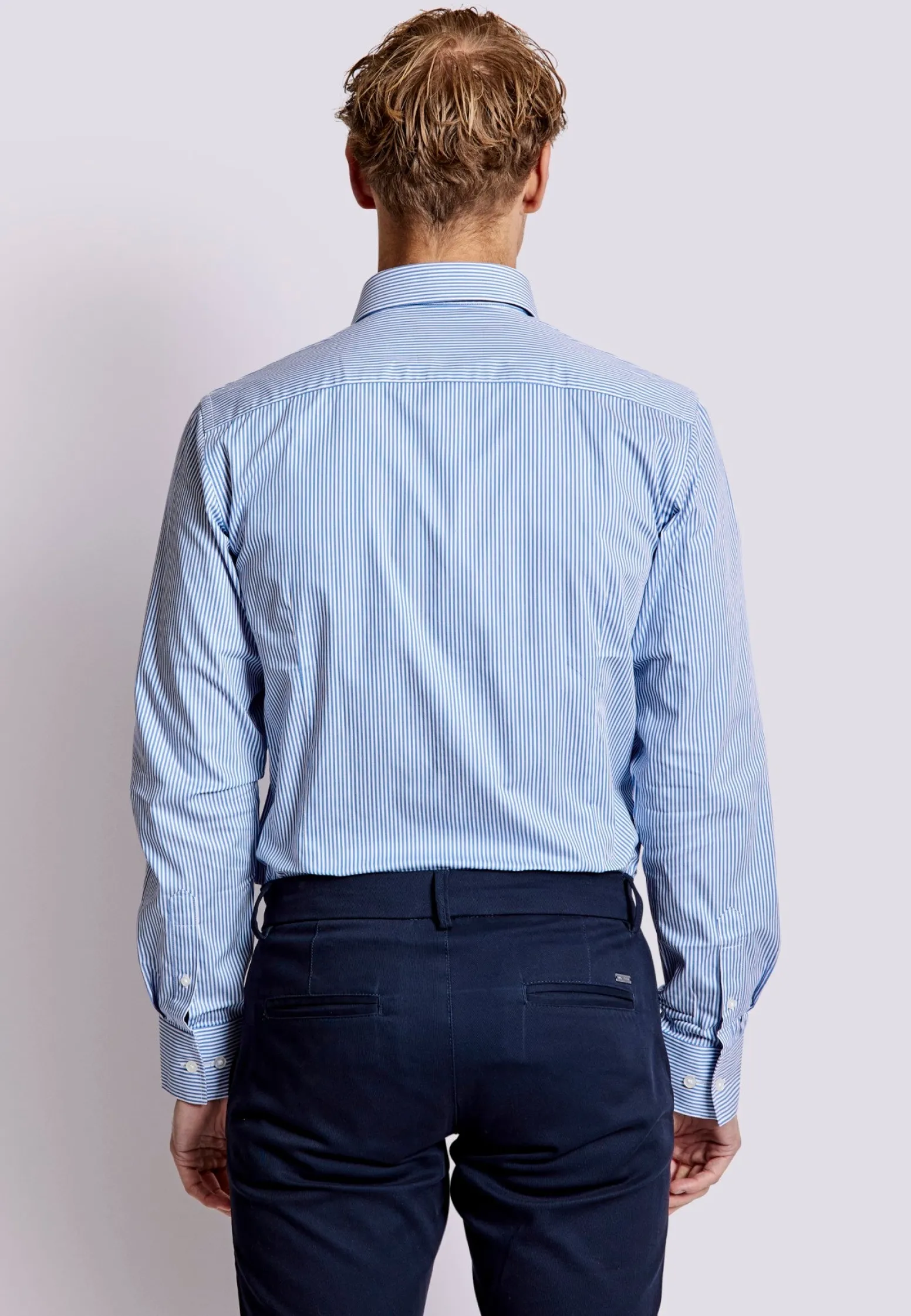 bs_kane_modern_fit_skjort_3.webp BS Kane Modern Fit Skjorta - Blue/White