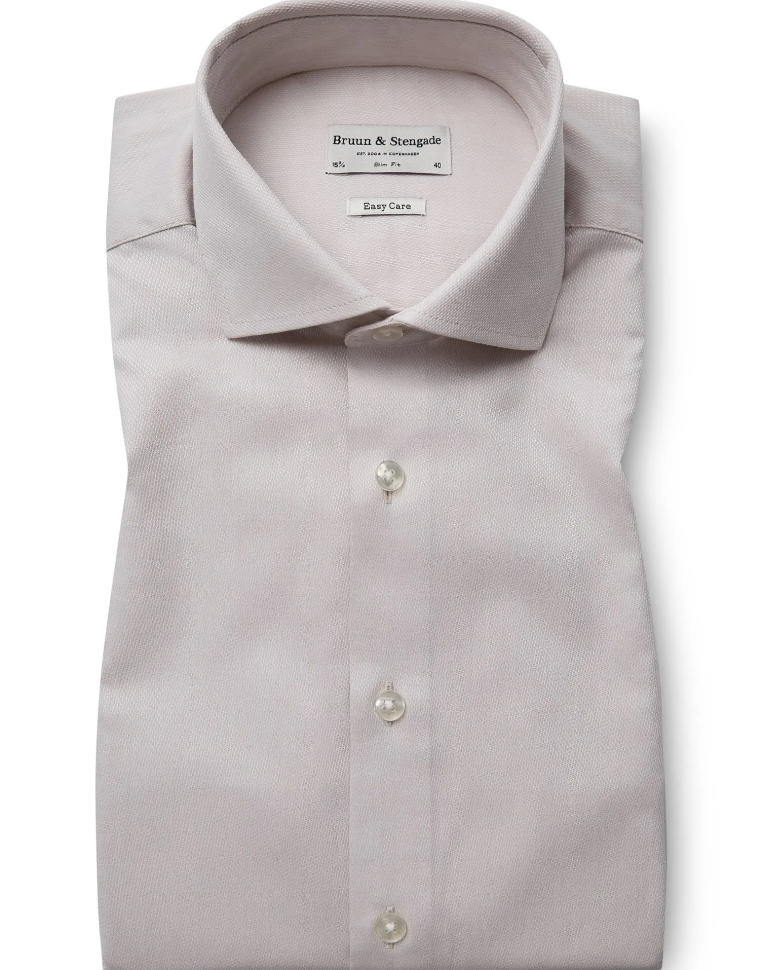 BS Kurt Slim Fit Skjorta - Beige