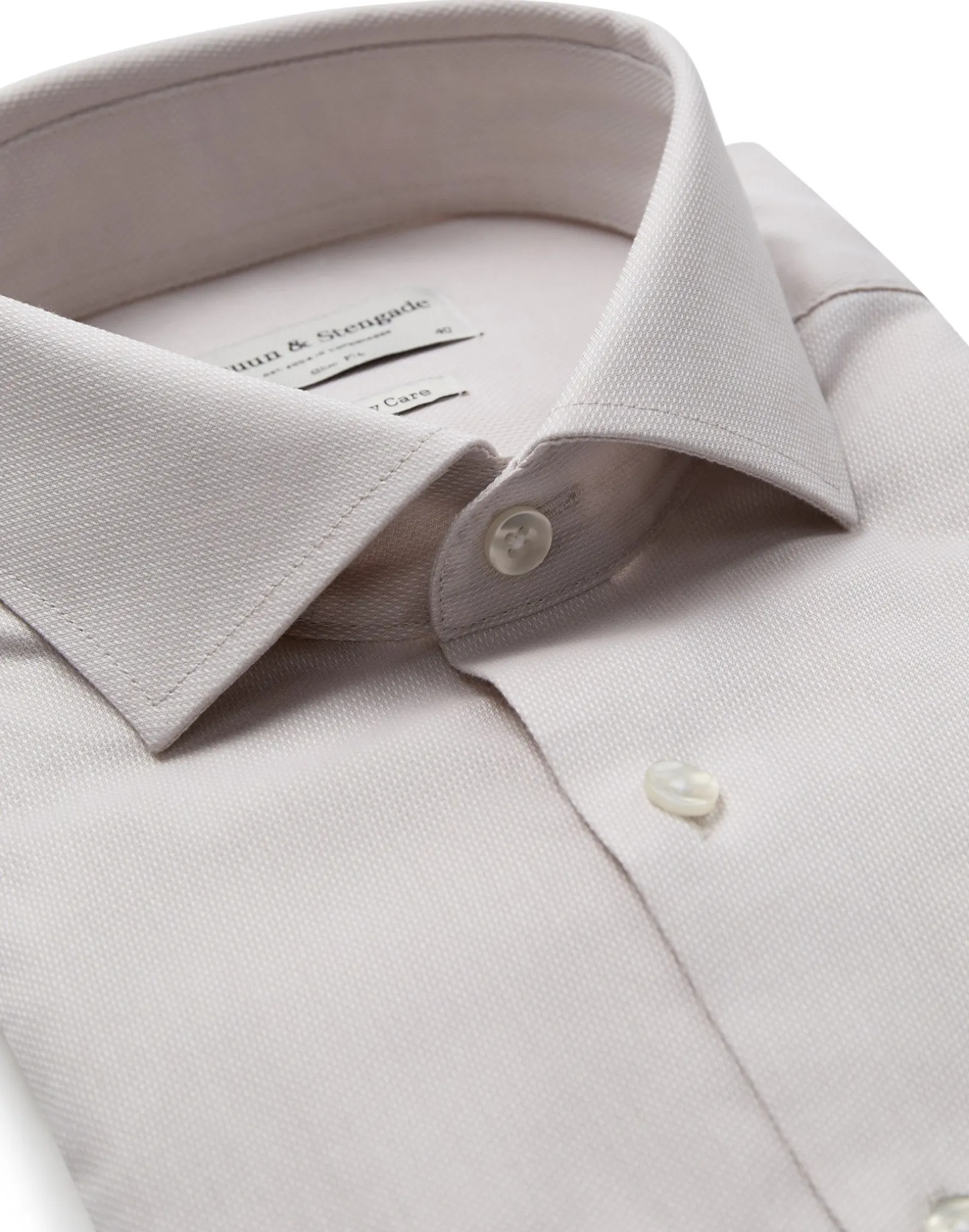 BS Kurt Slim Fit Skjorta - Beige
