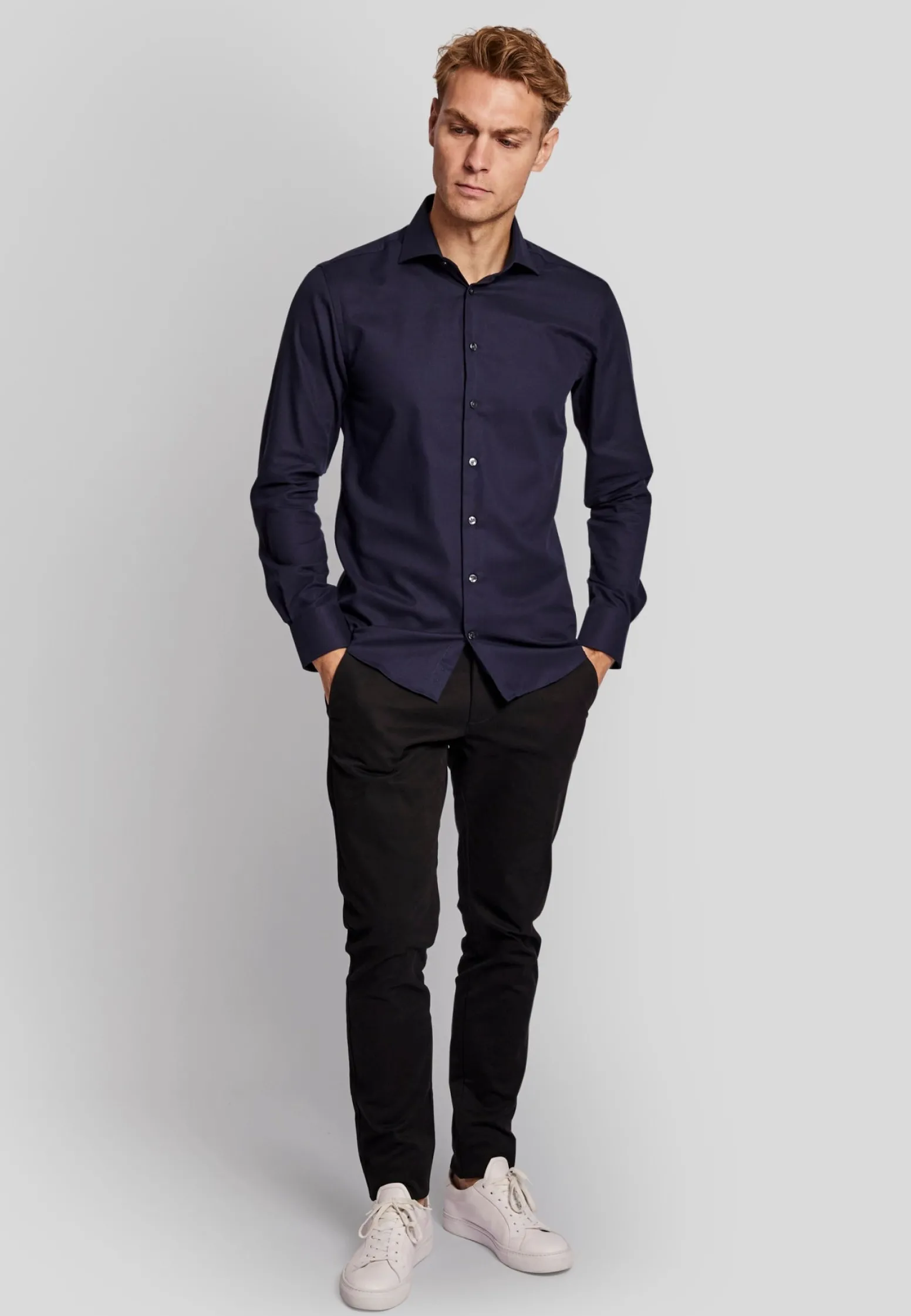 bs_lallana_modern_fit_skj_2.webp BS Lallana modern fit Skjorta - Navy
