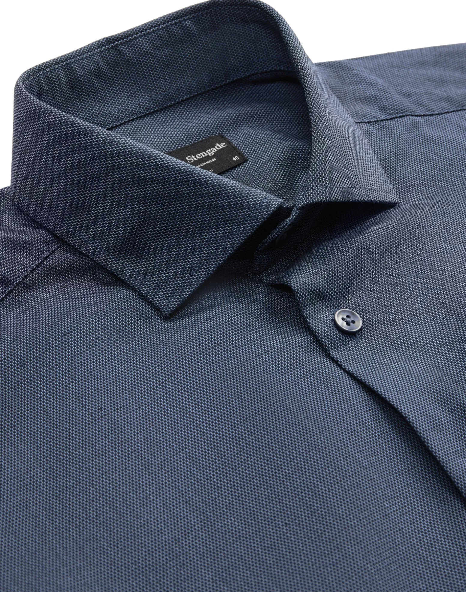 BS Lennard Modern Fit Skjorta - Dark Blue