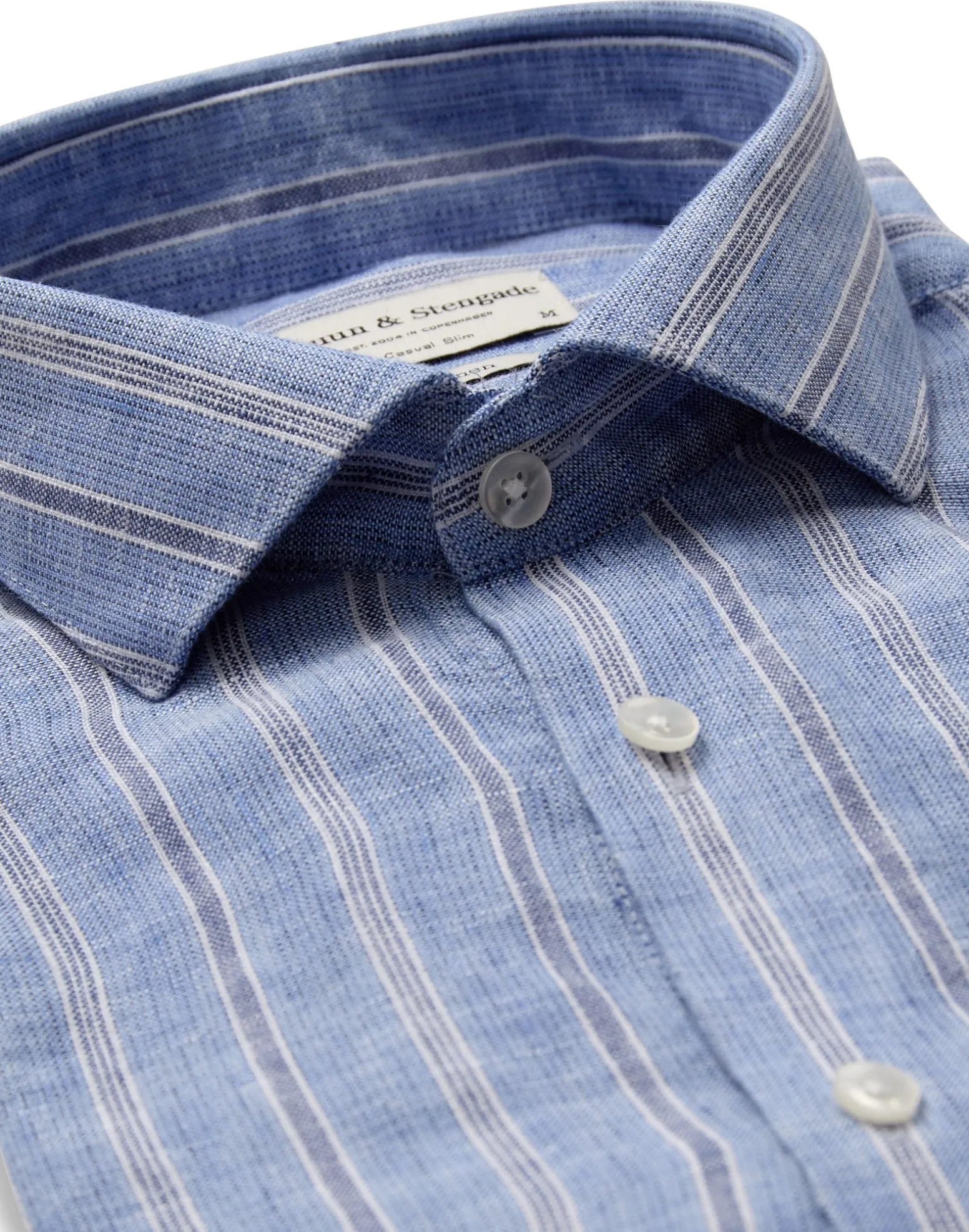 bs_lismore_casual_slim_fi_1.webp BS Lismore Casual Slim Fit Skjorta - Blue/Grey
