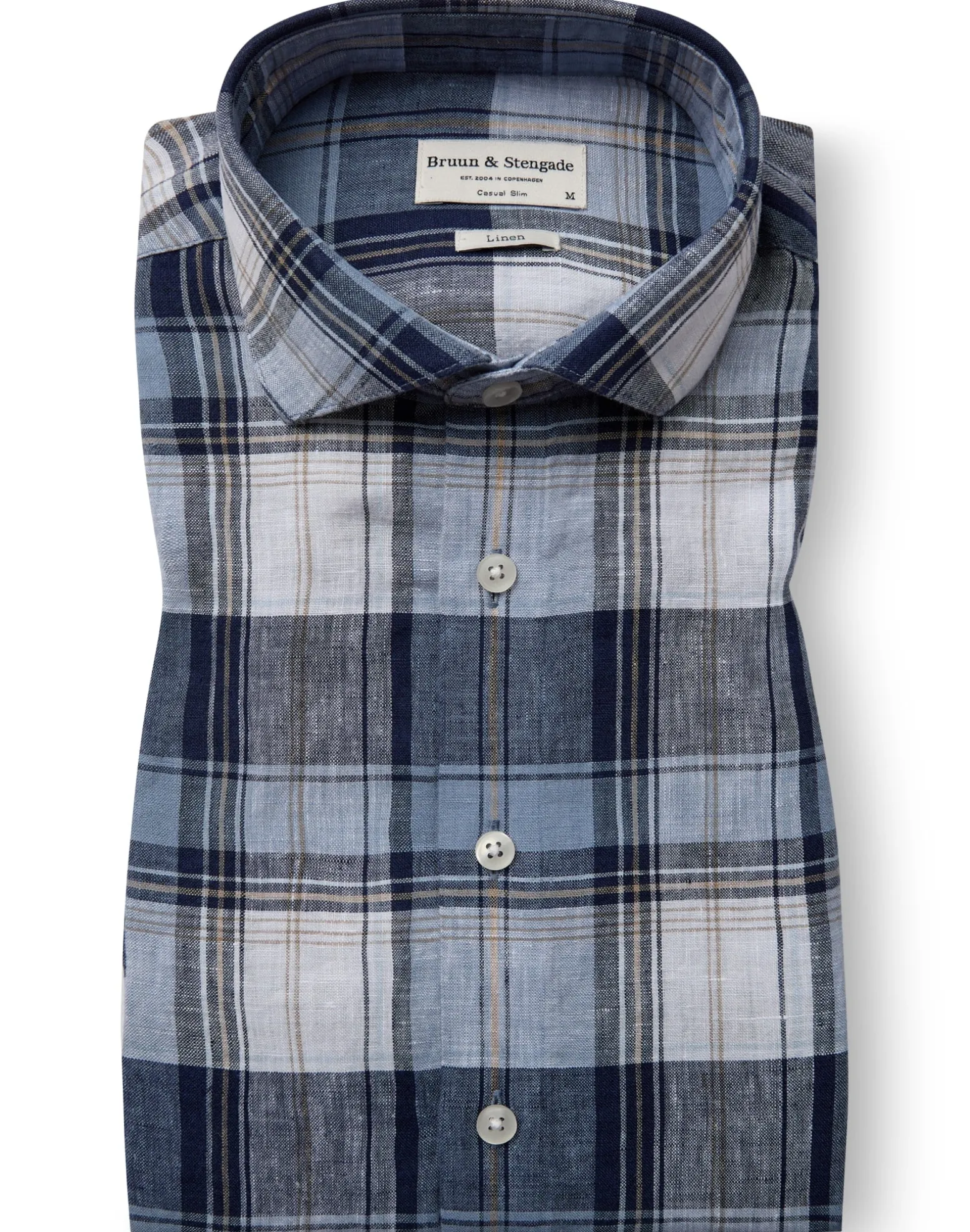 BS Mackay Casual Slim Fit Skjorta - Blue