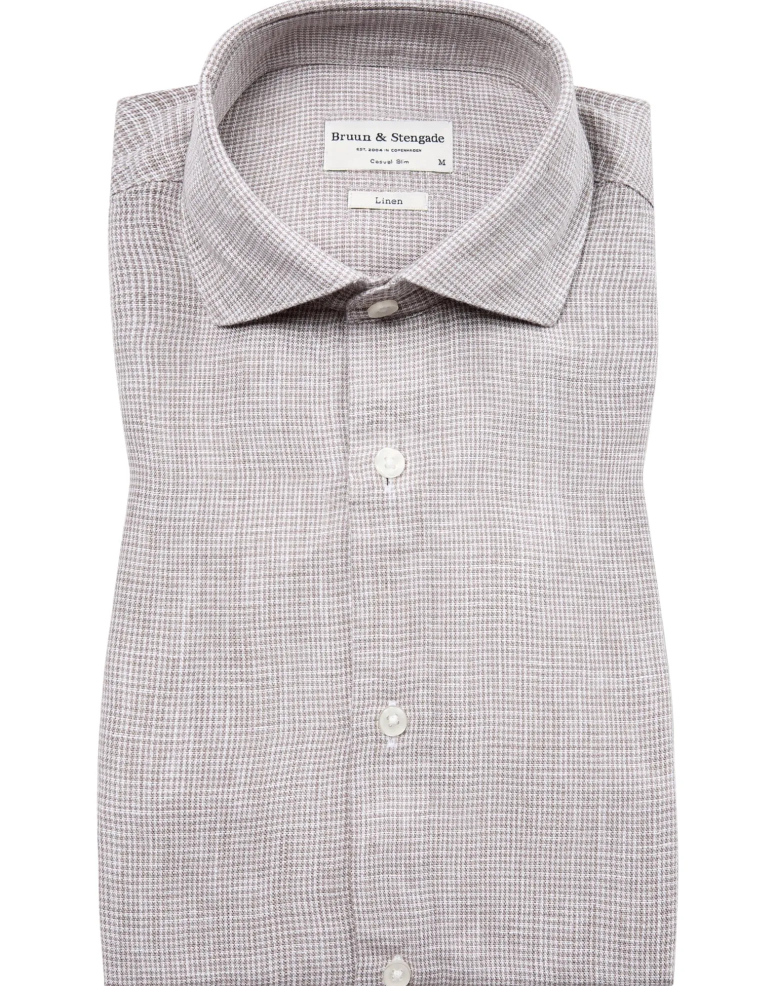 BS Madrid Casual Slim Fit Skjorta - Clay